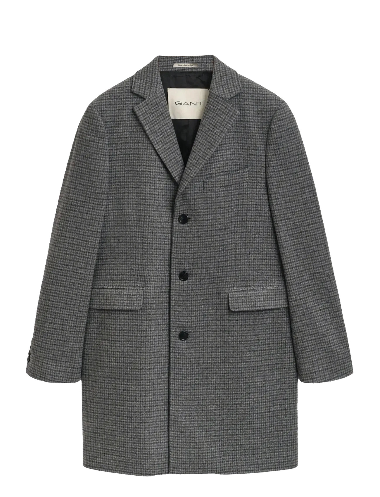 GANT Klassisch Two-Tone Wolle Mantel Patterned - L - Herren