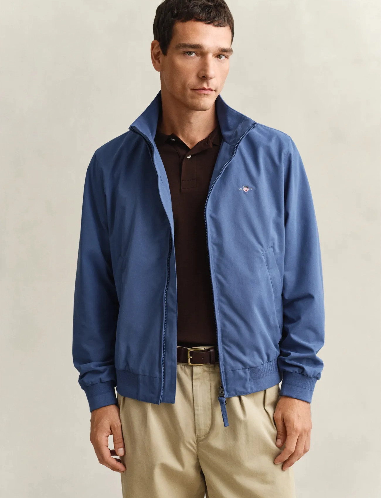 GANT Lightweight Hampshire Jacket, XL, Blue, Jakker > Lette Jakker, Herre