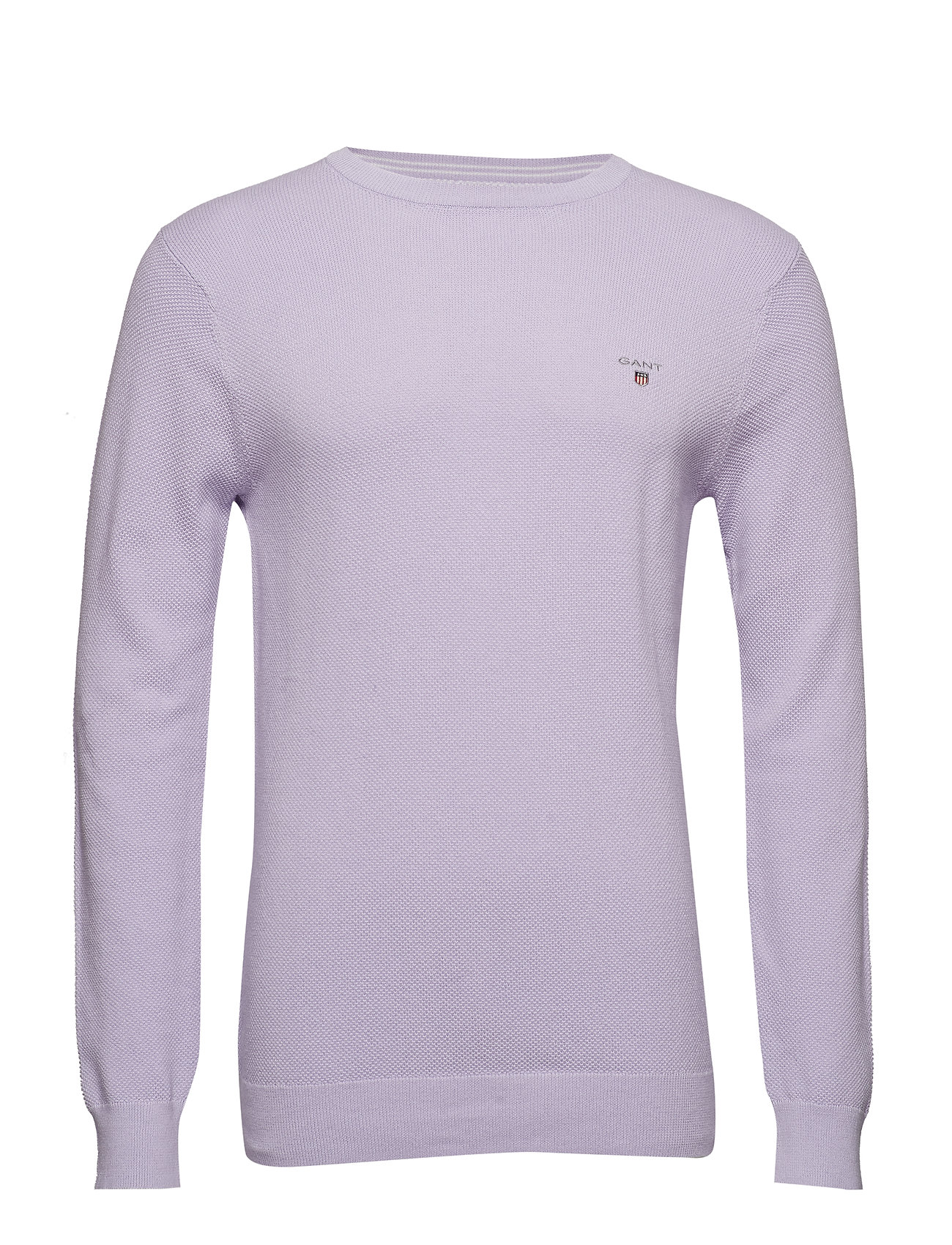 Cotton Pique Crew Gebreide Trui Met Ronde Kraag Gant gant kopen in de aanbieding Cotton Pique Crew Gebreide Trui Met Ronde Kraag Gant gant kopen in de aanbieding