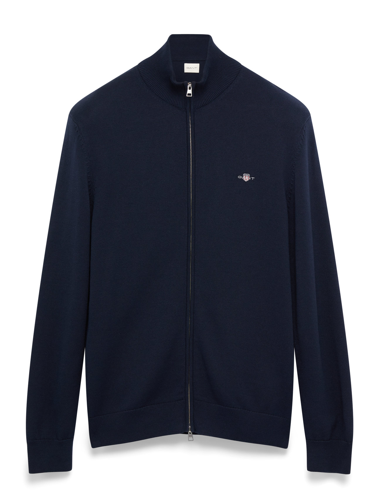 GANT Zip Cardigan Navy - M - Herren
