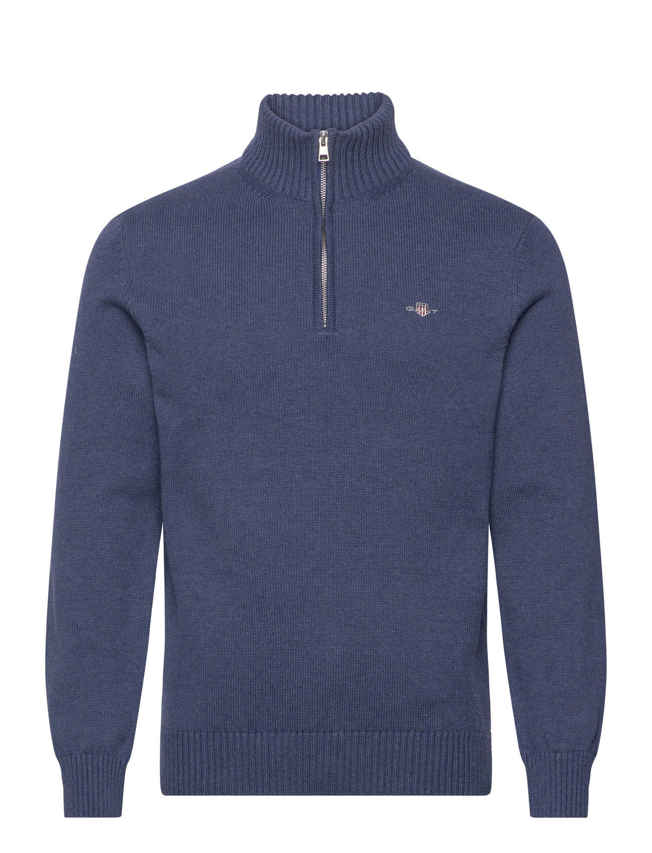 Casual Cotton Half Zip Navy GANT