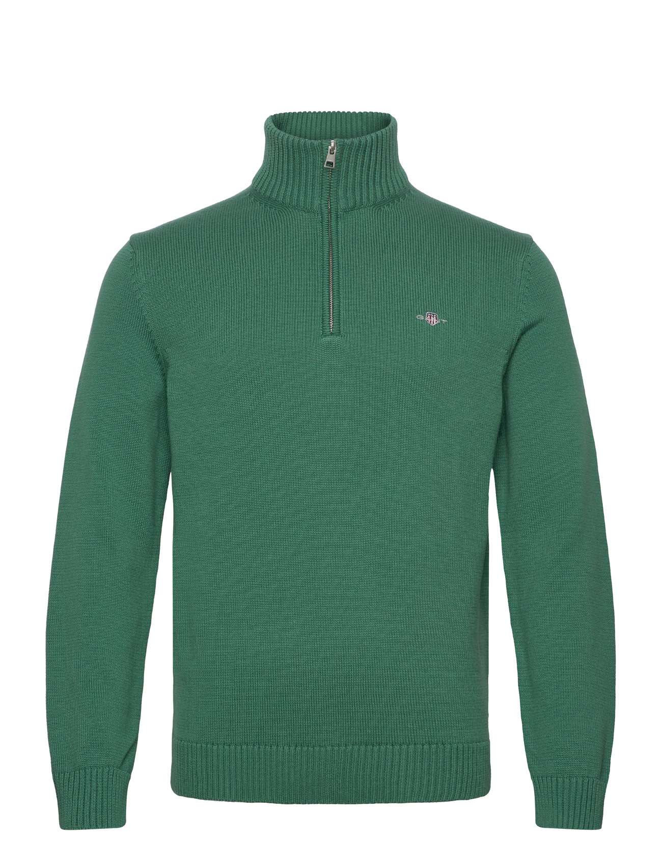 Casual Cotton Half Zip Green GANT