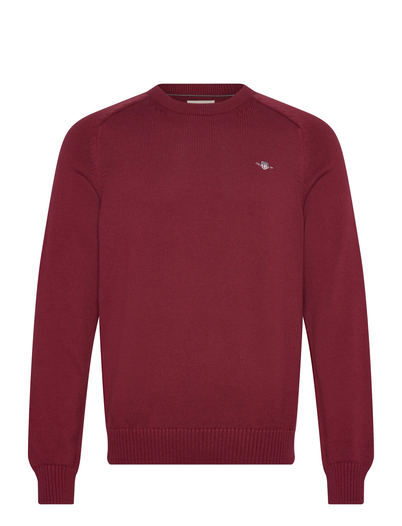 GANT Casual Cotton C-Neck, XXL, Red, Strik > Runde Halse, Herre