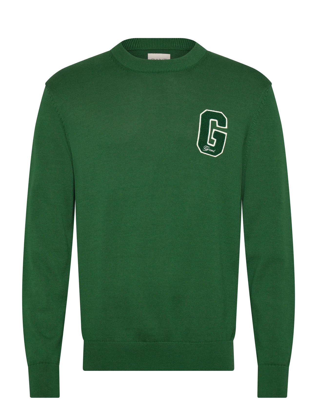 GANT Klein Graphic Badge C-Neck Grün - L - Herren