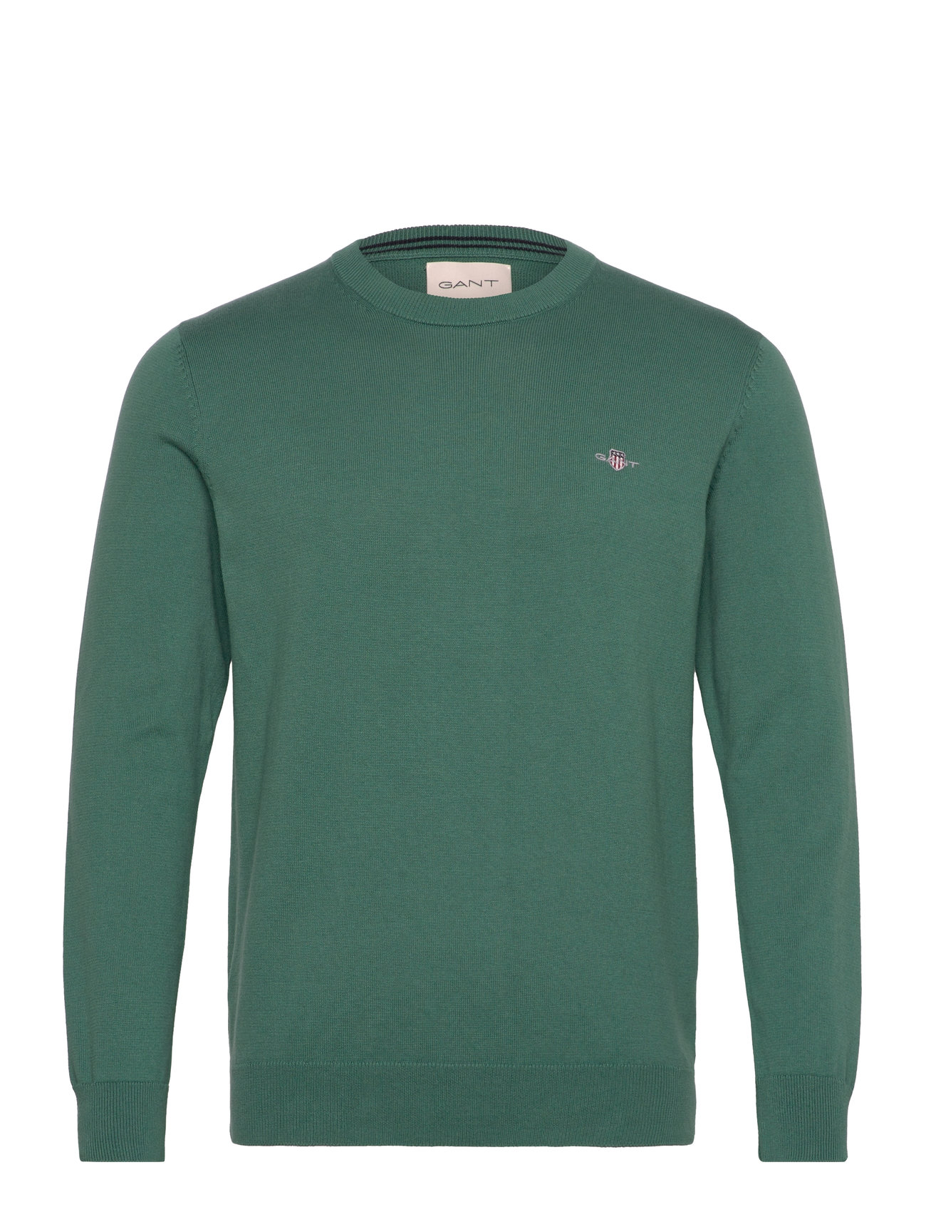 Classic Cotton C-Neck Green GANT 129235