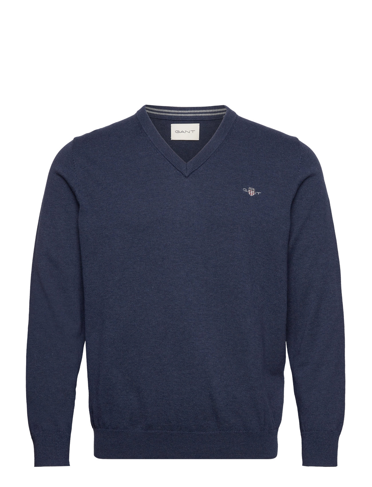 Classic Cotton V-Neck Blue GANT