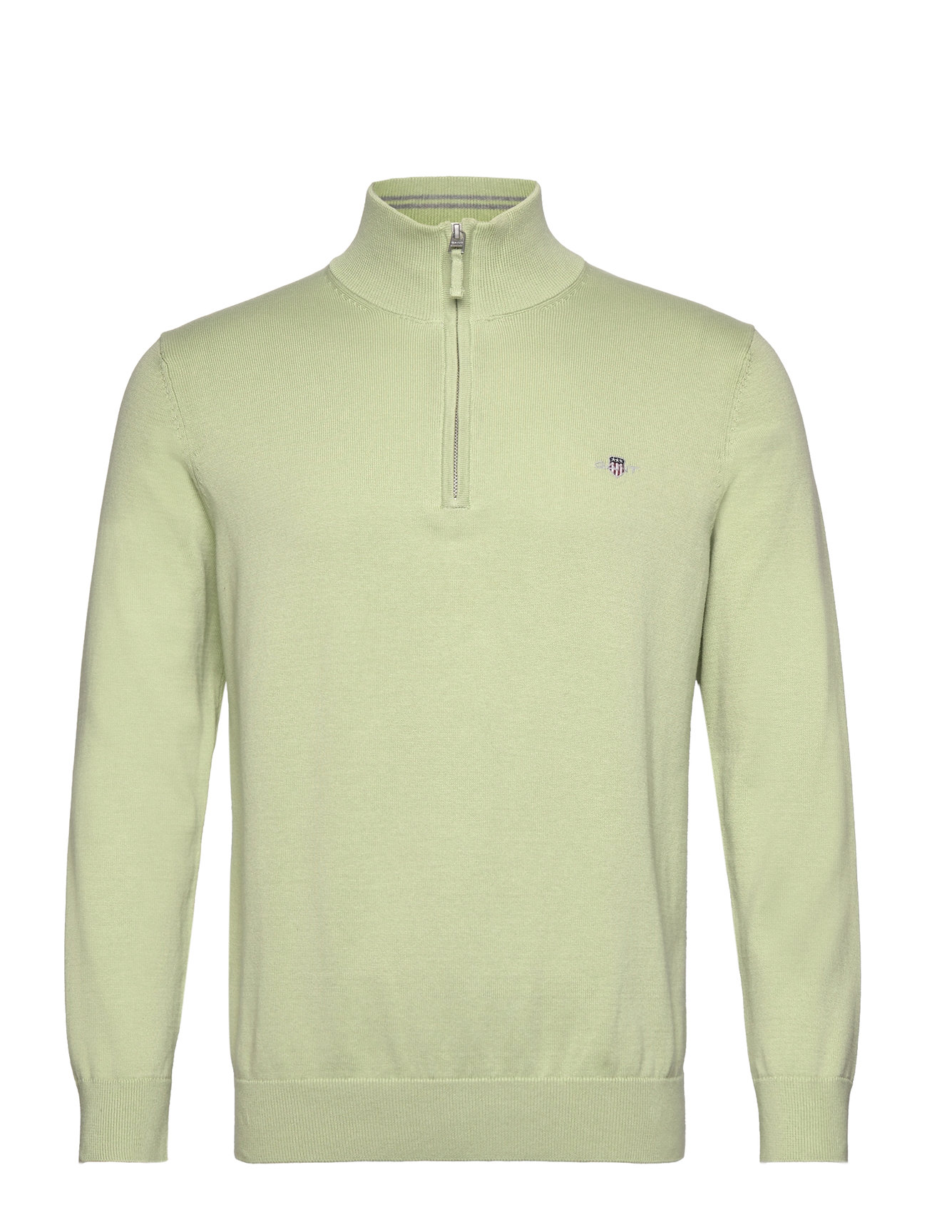 Classic Cotton Half Zip Green GANT