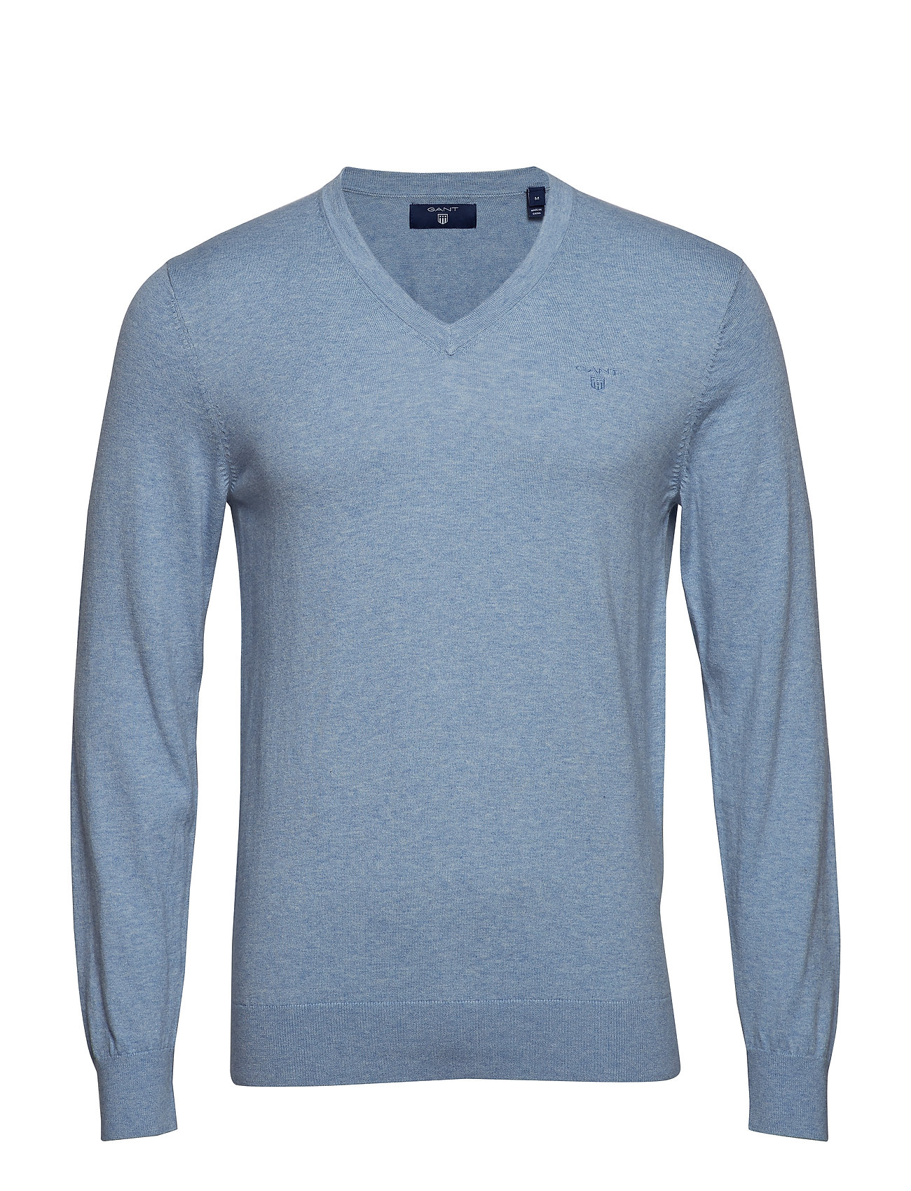 O2 Cotton Cashmere V Neck Gebreide Trui V Hals Blauw Gant gant kopen in de aanbieding O2 Cotton Cashmere V Neck Gebreide Trui V Hals Blauw Gant gant kopen in de aanbieding