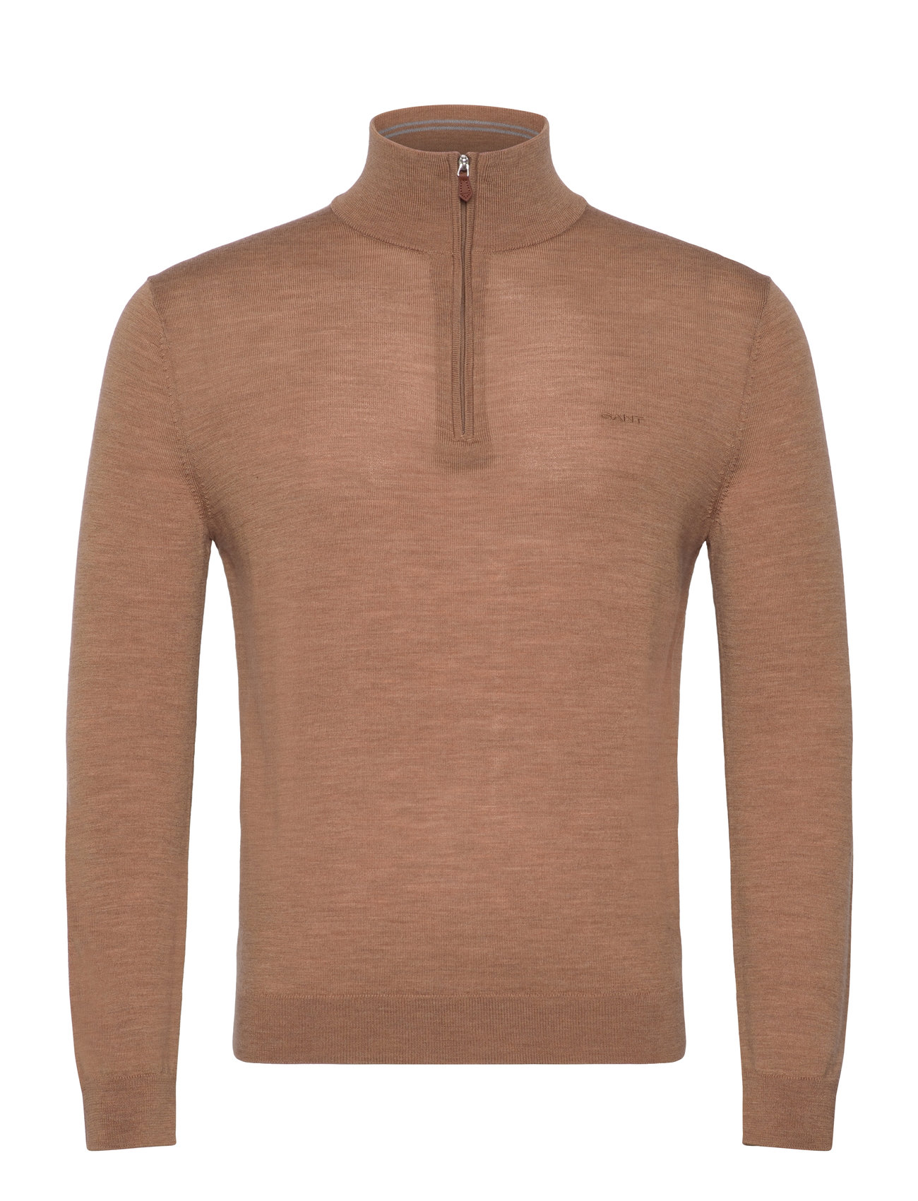 Extrafine Merino Wool Half Zip Beige GANT