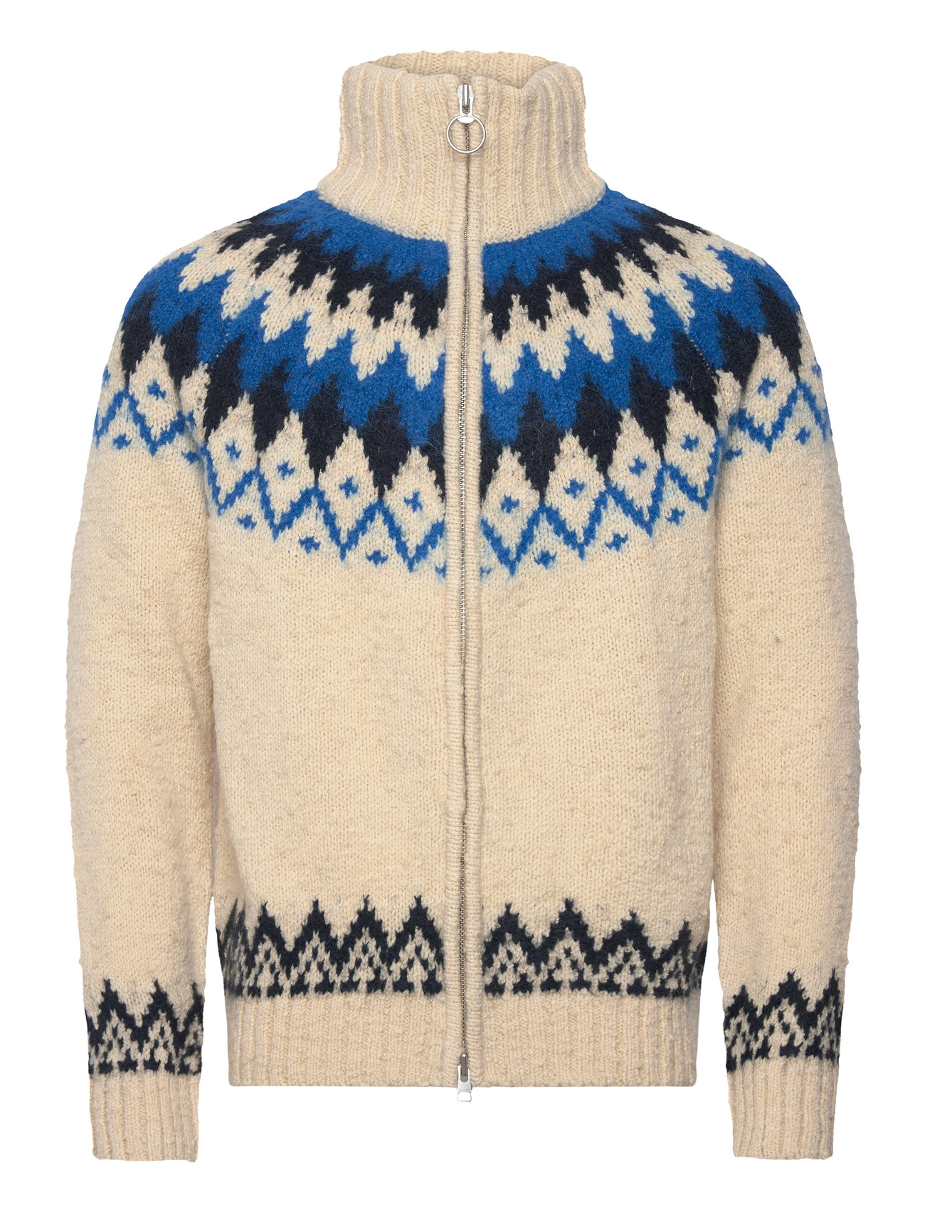 GANT Jacquard Zip Cardigan Kräm