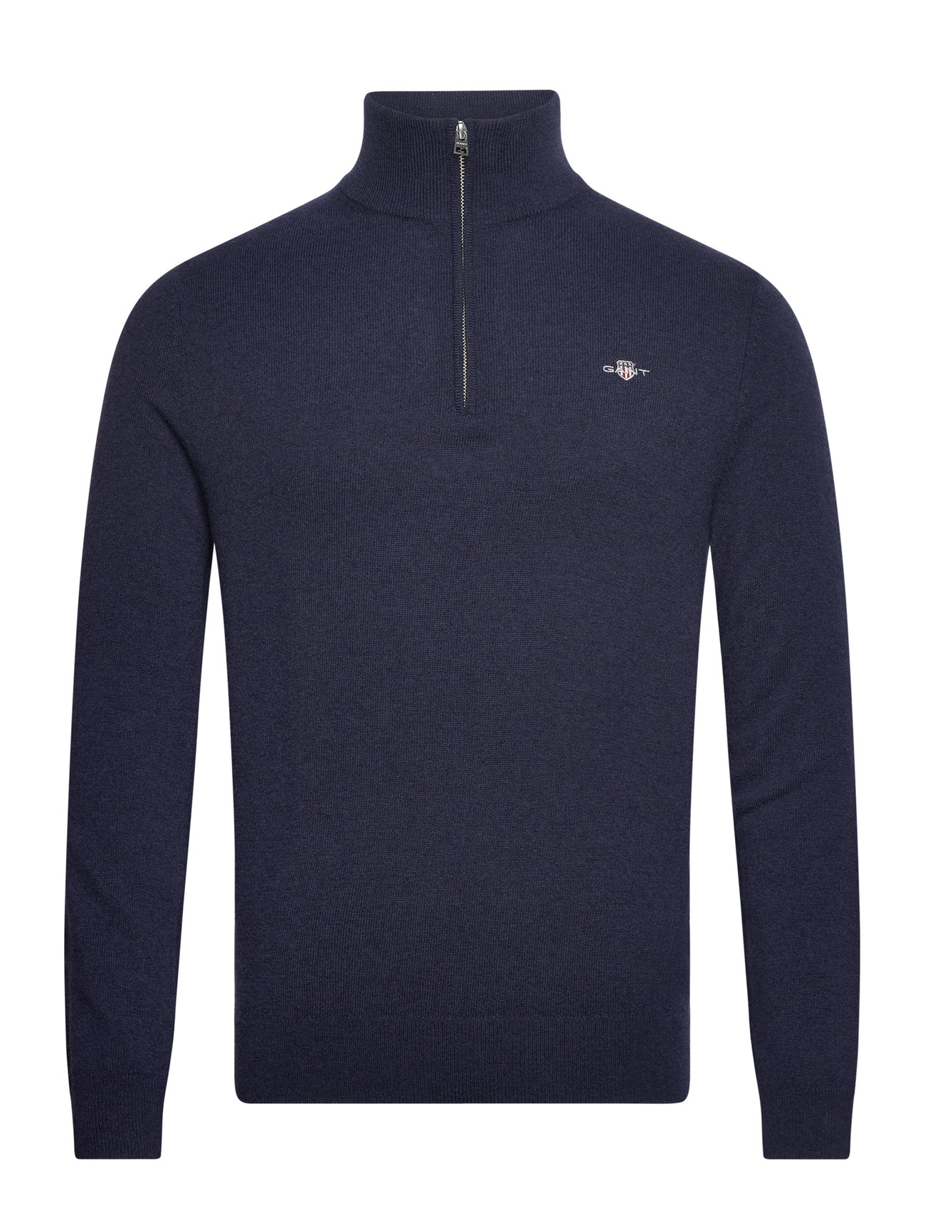 Extrafine Lambswool Half Zip Navy GANT