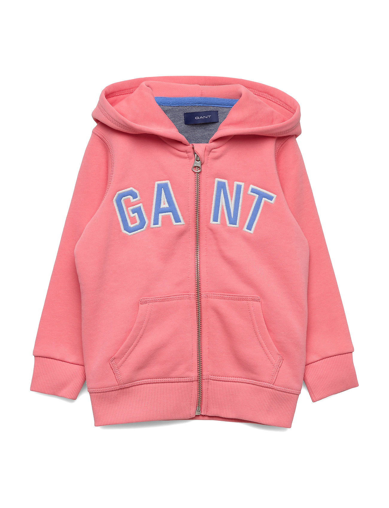 gant logo full zip hoodie