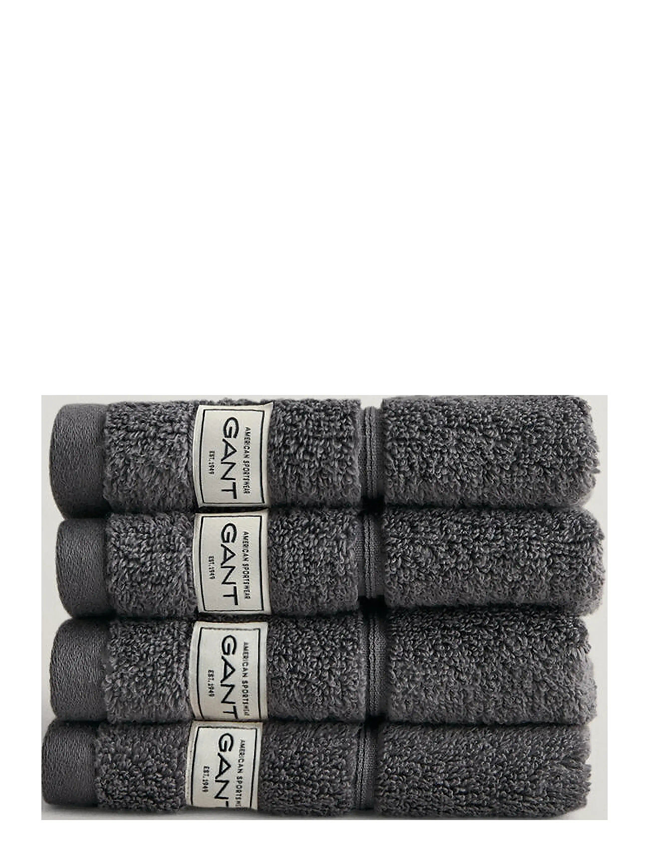 GANT Premium Towel 30X30 4-Pack Grå