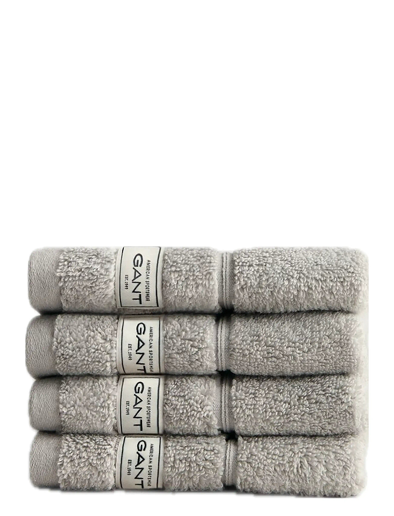 GANT Premium Towel 30X30 4-Pack Grå