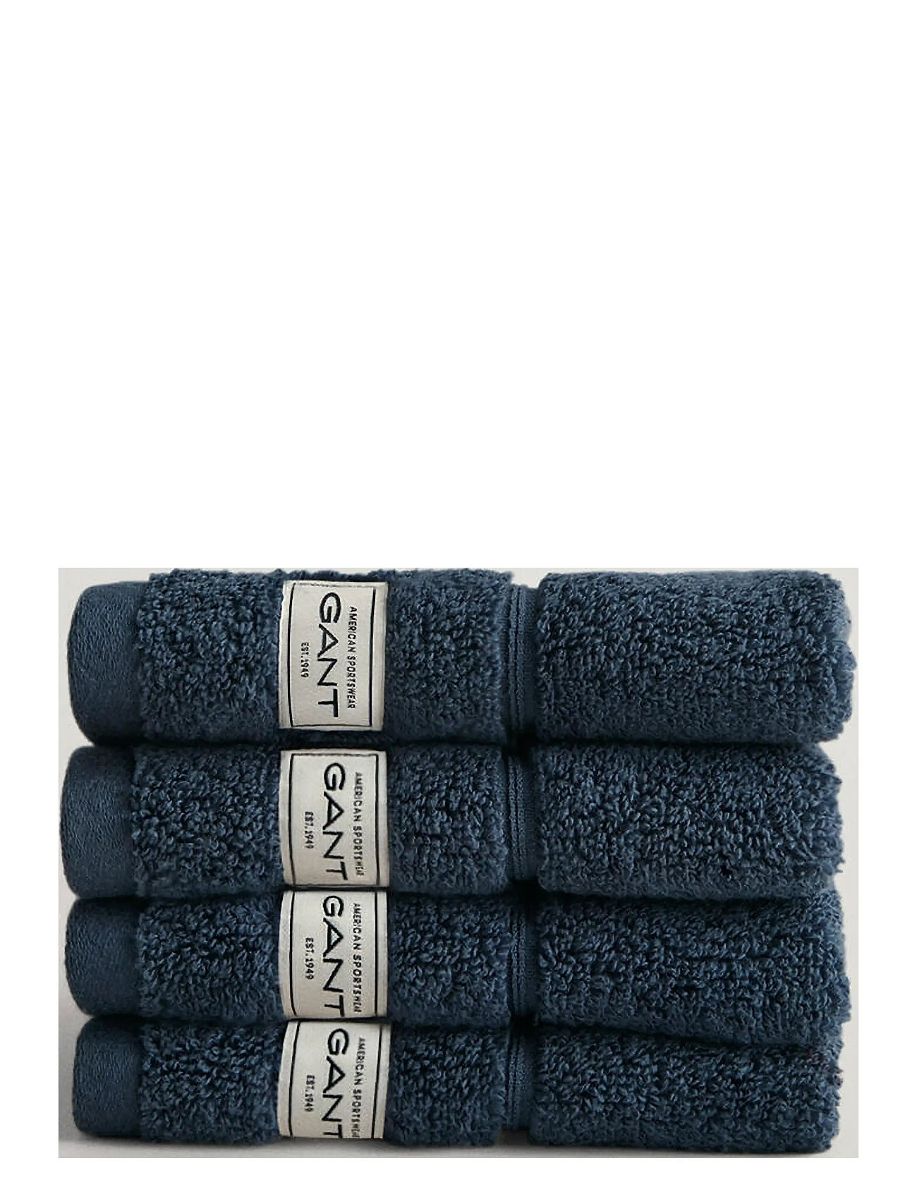 GANT Premium Towel 30X30 4-Pack Grå