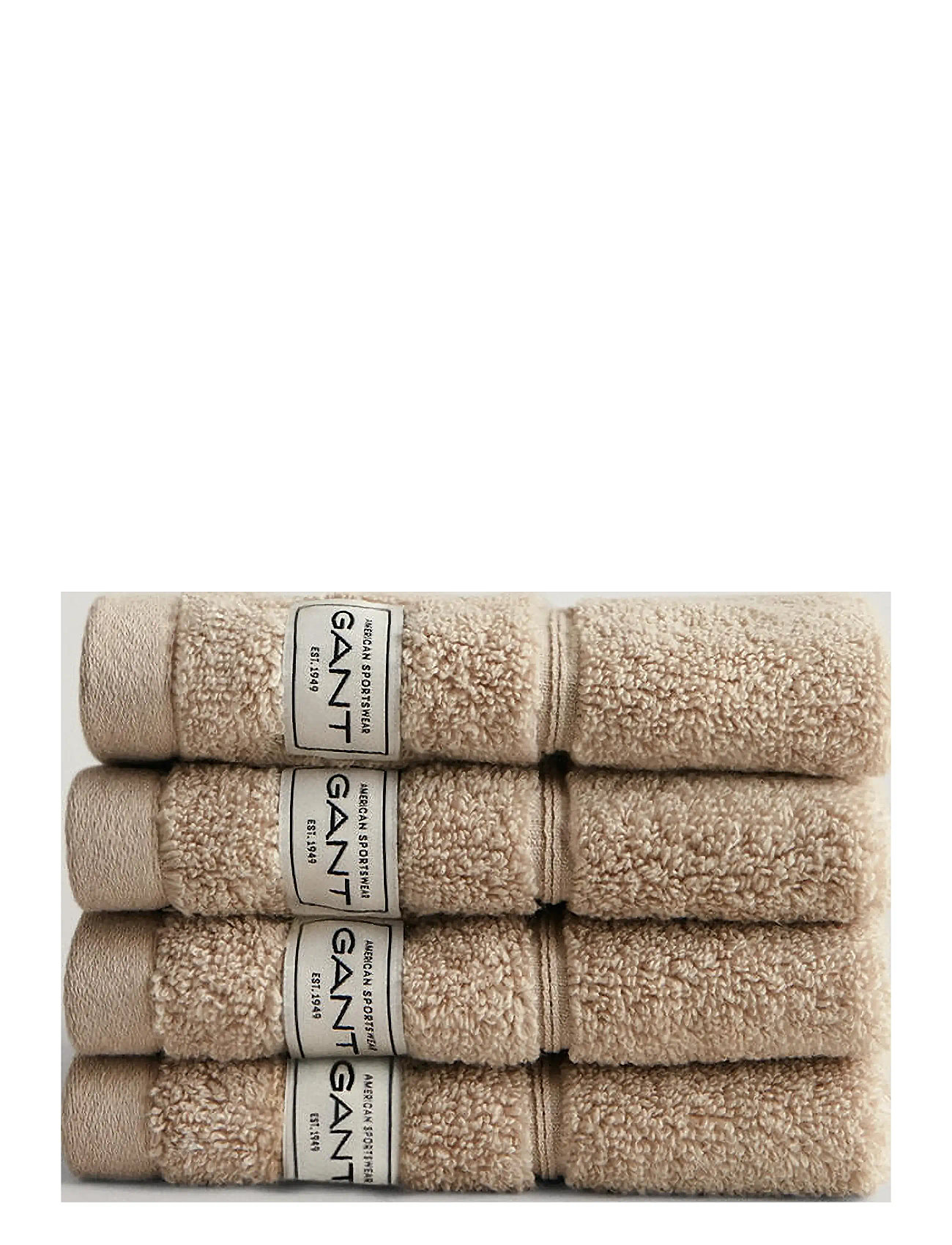 GANT Premium Towel 30X30 4-Pack Beige