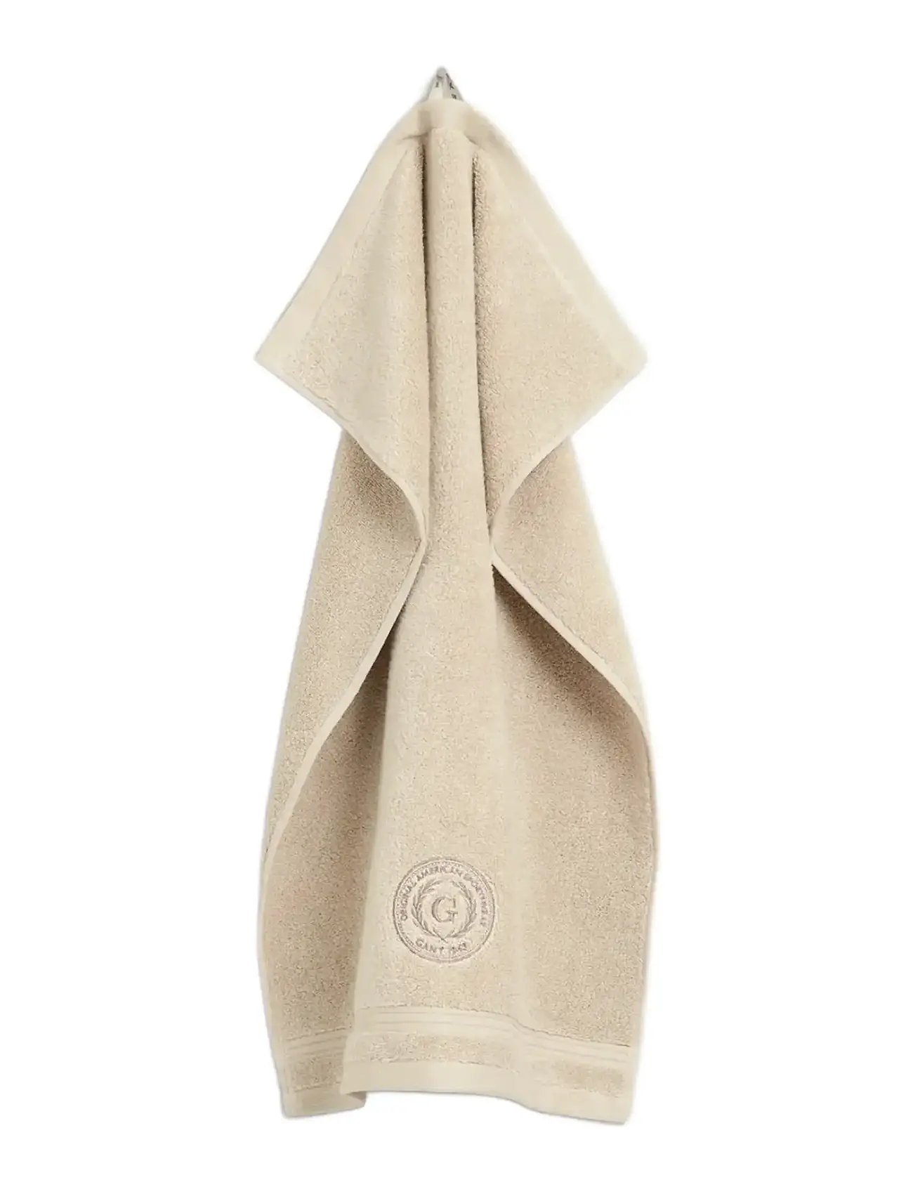 GANT Crest Handtuch Beige - 50X100 - Unisex