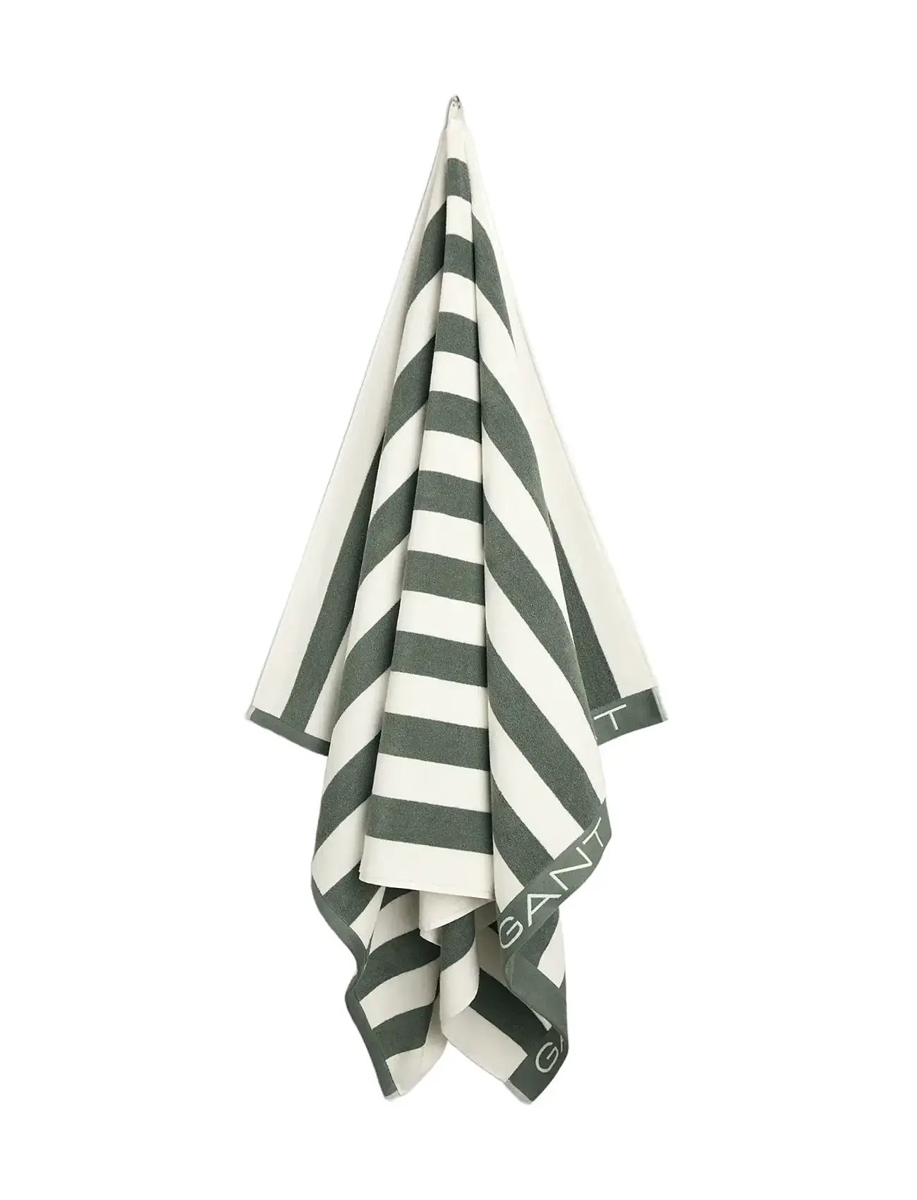 GANT Block Stripe Beach Towel Grön