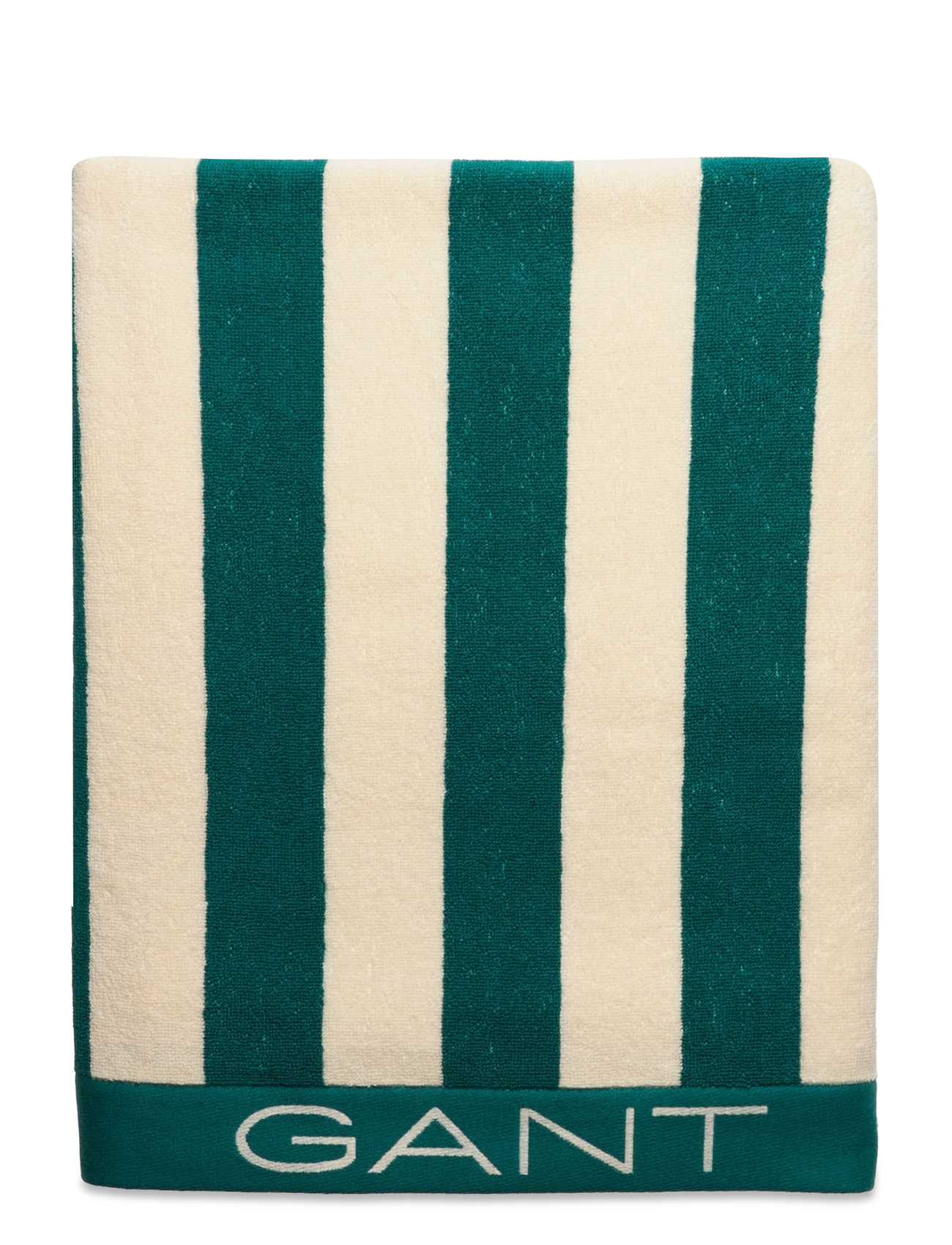 GANT Block Stripe Beach Towel Grön