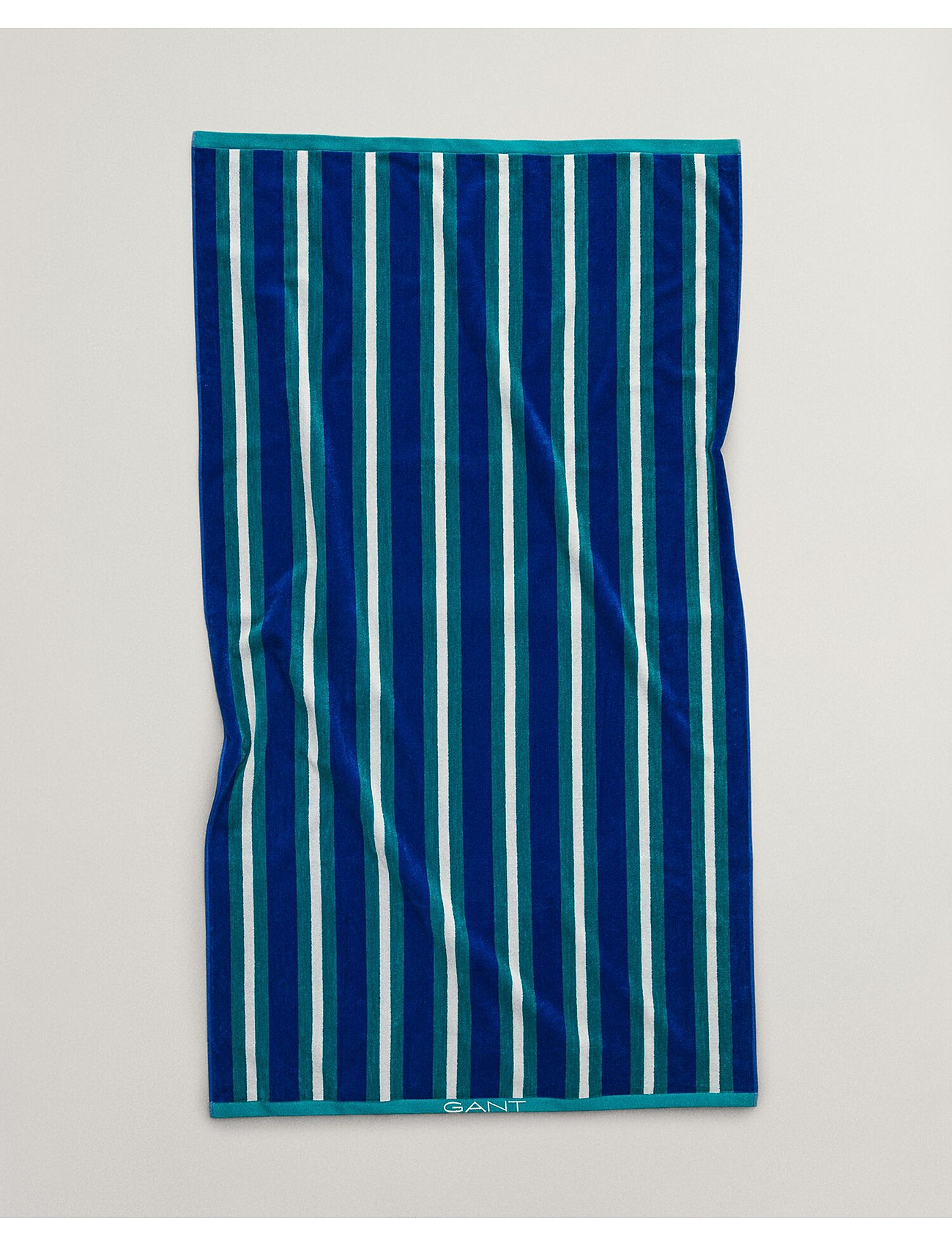 GANT Stripe Beach Towel Röd