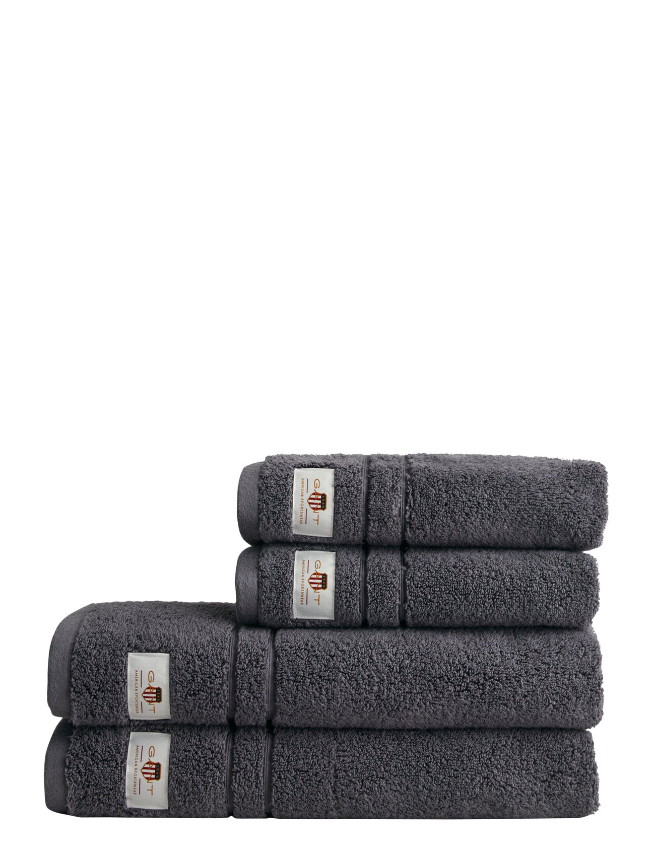 4-Pack Archive Shield Towel Grey GANT