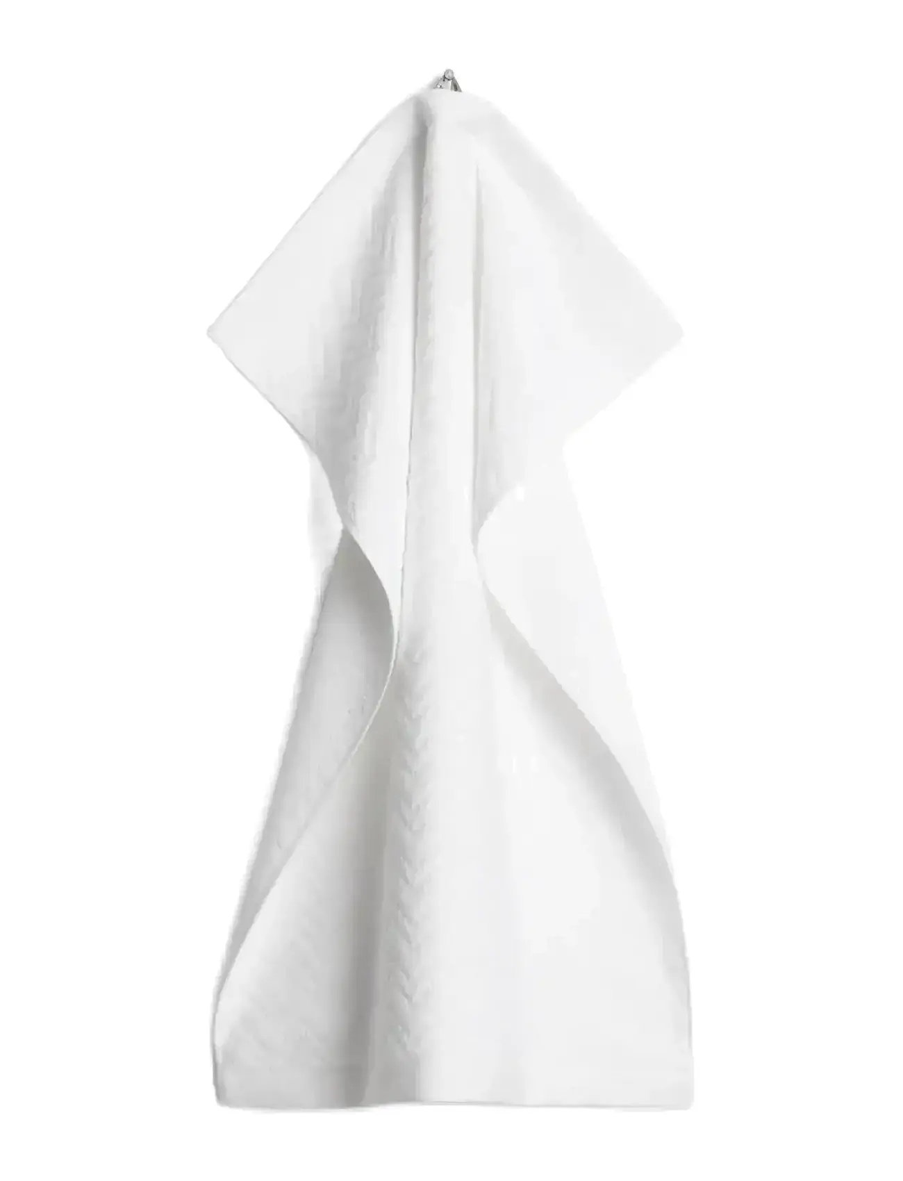 GANT Jacquard Herringbone Towel, 50X70, White, Håndklæder Og Badehåndklæder > Håndklæder, Unisex