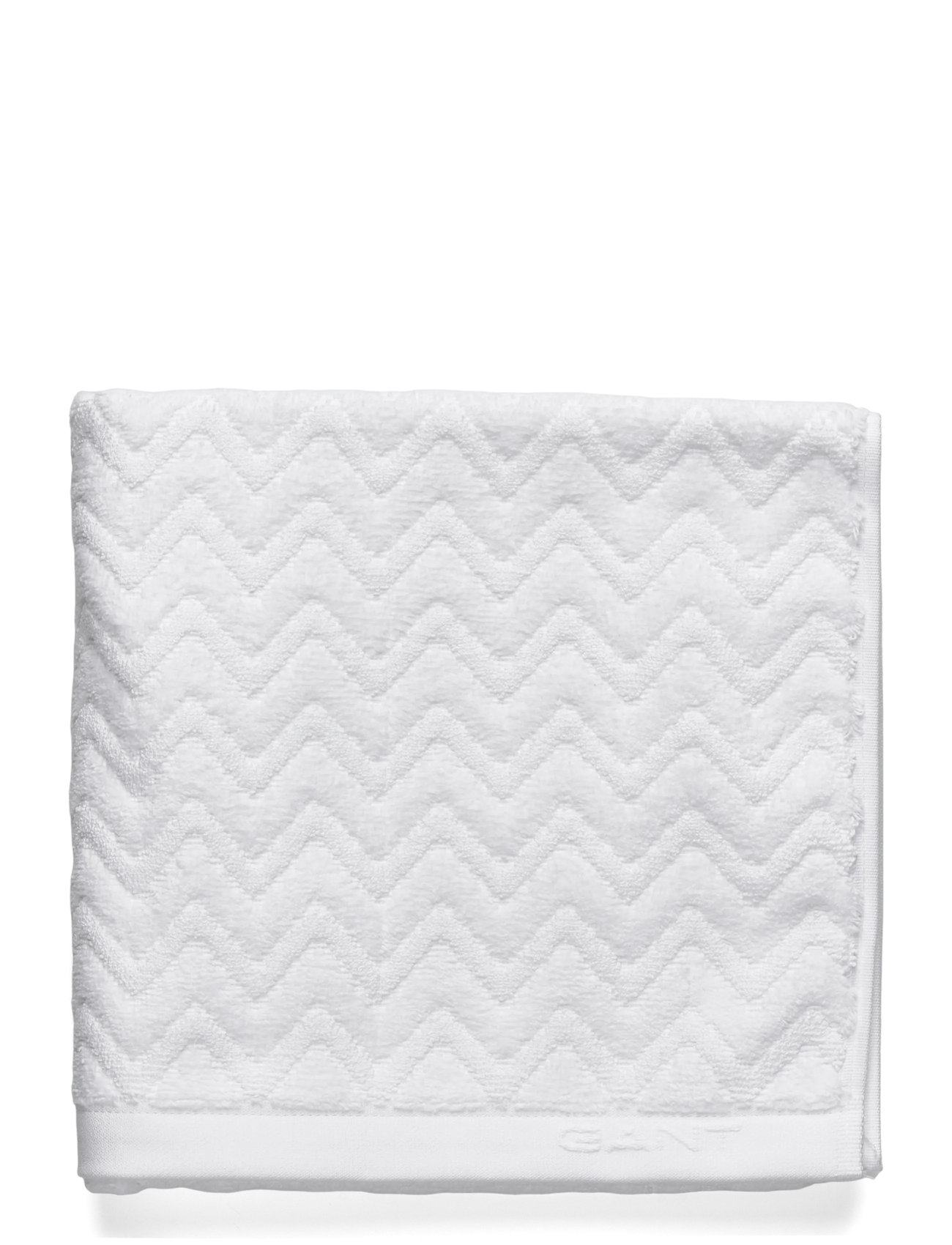 GANT Jacquard Herringbone Bath Mat Weiß - 60X90 - Unisex