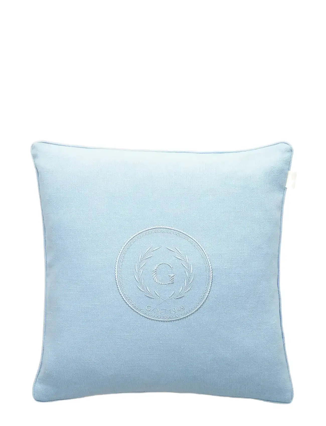 GANT Tonal Crest Cushion, 50X50, Blue, Puder & Tæpper > Puder, Unisex