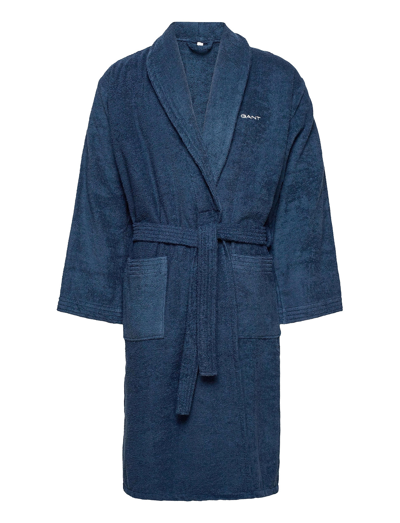 Organic Terry Bathrobe Blue GANT