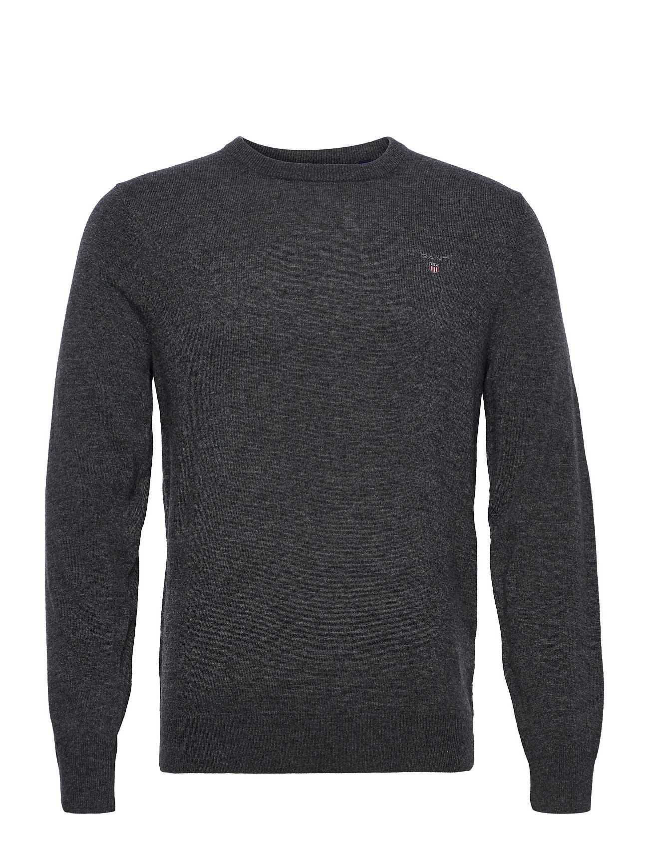 GANT Lambswool Blend Crew Grå