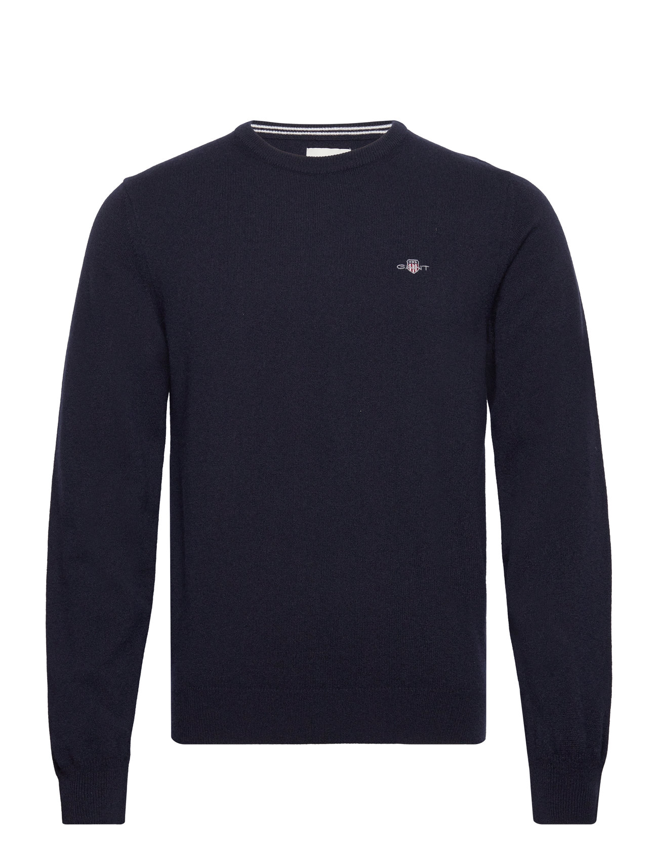 GANT Superfine Lambswool C-neck - Knitted Round Necks - Boozt.com