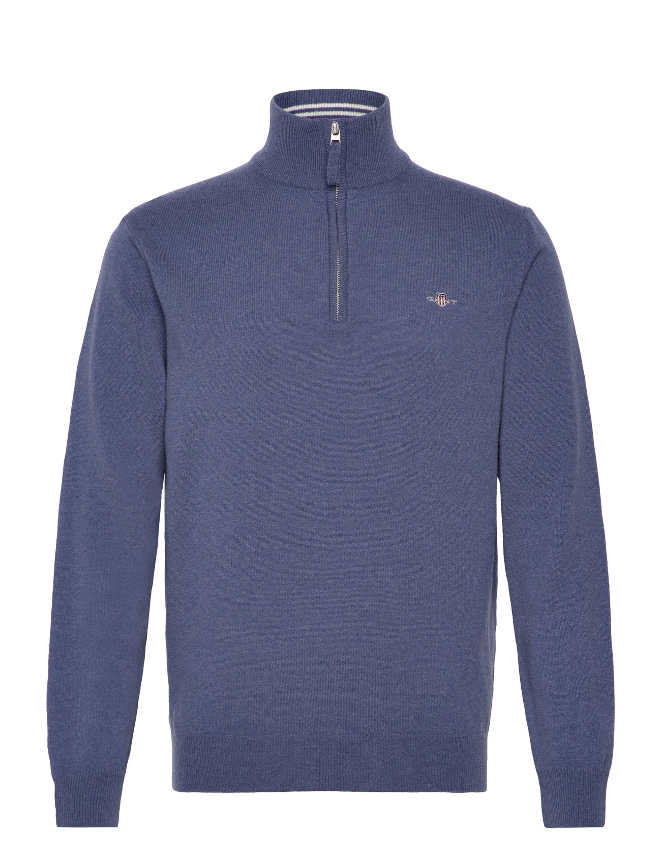 Superfine Lambswool Half Zip Blue GANT