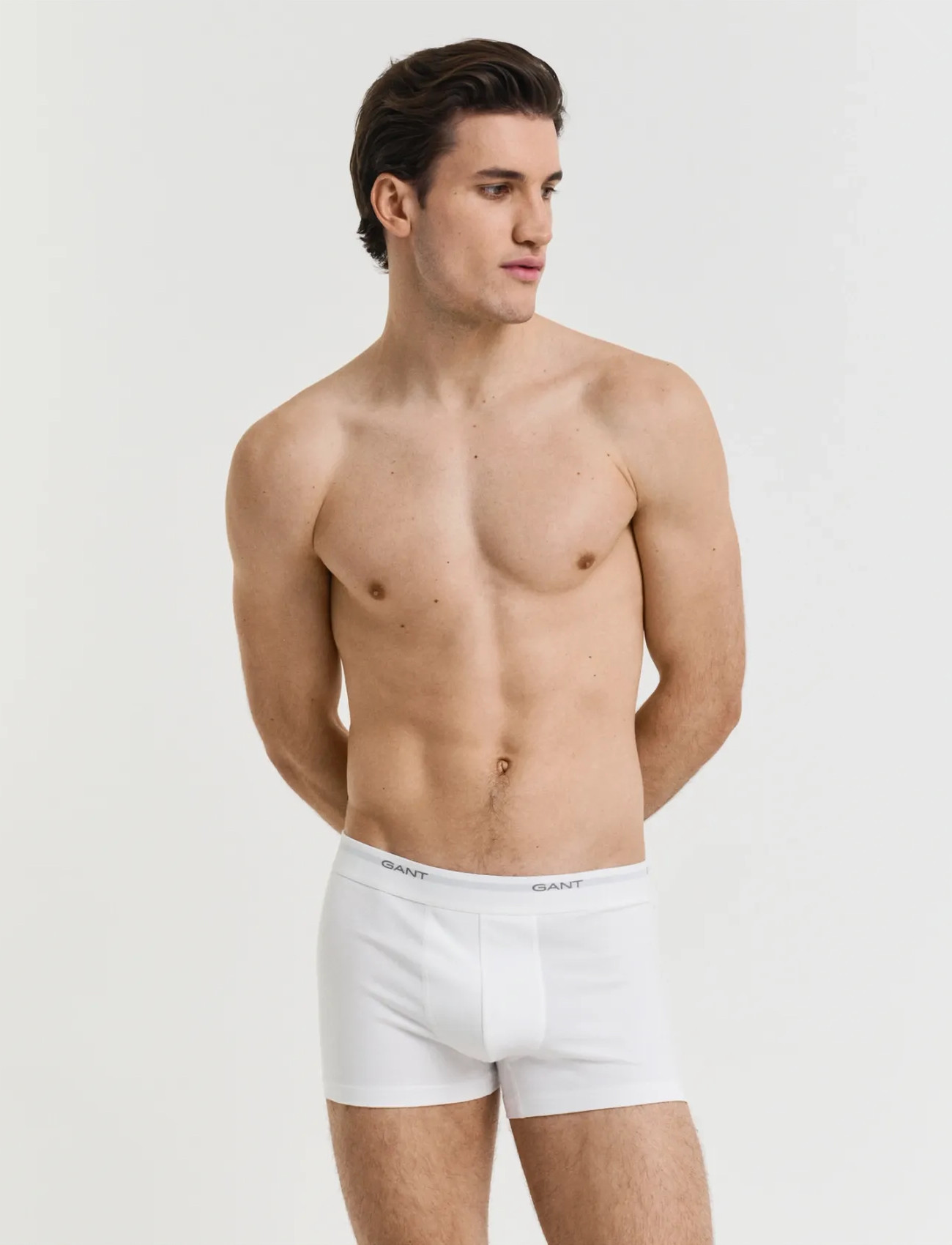 GANT Core Trunk 3-Pack, XXL, White, Undertøj > Boksere, Herre