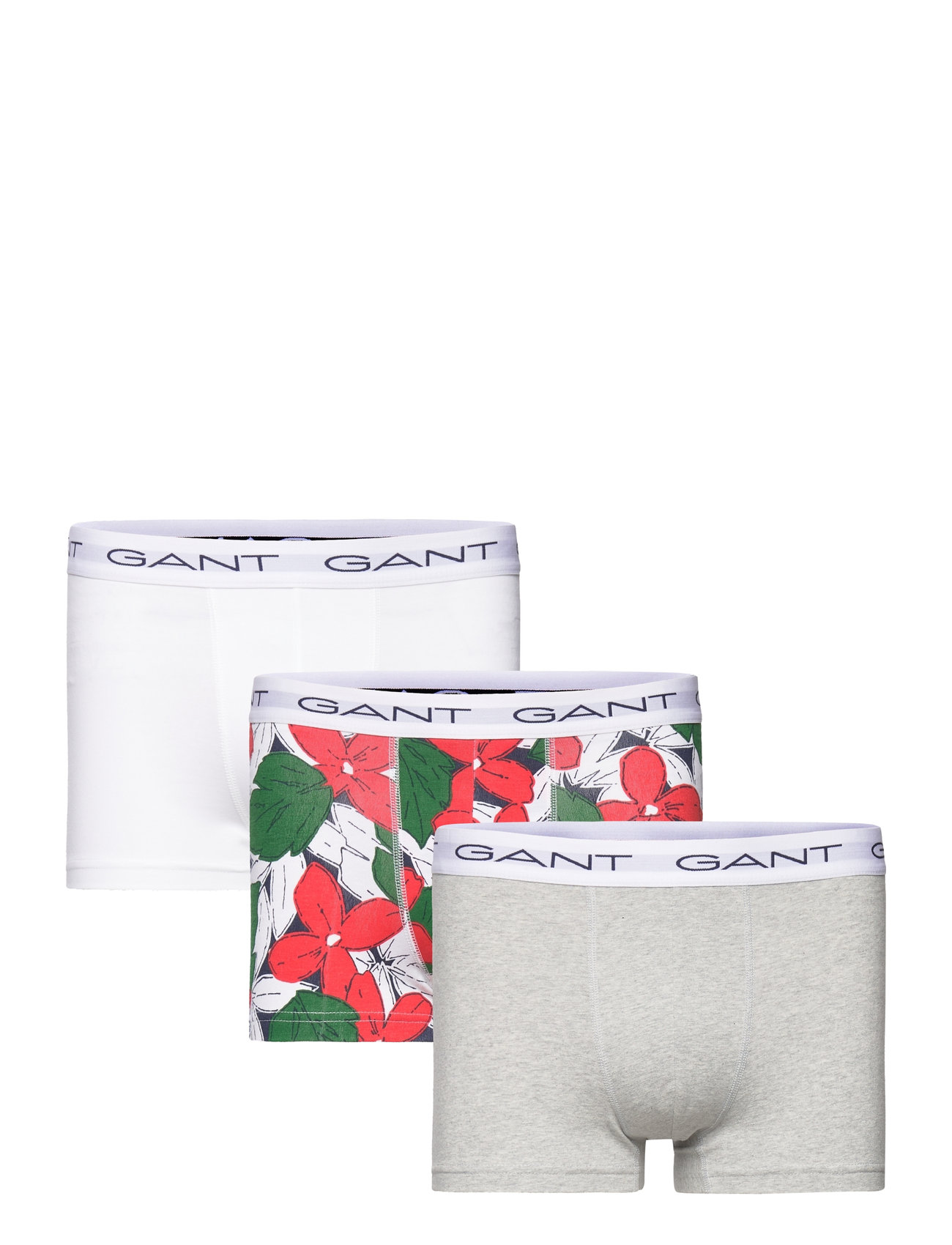 GANT Floral Print Trunk 3-pack – underpants – shop at Booztlet