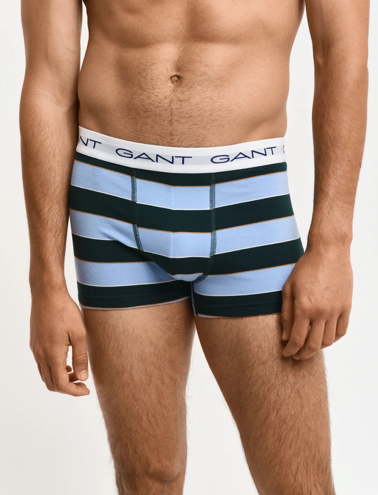 GANT Multistripe Trunk 3-Pack, XL, Blue, Undertøj > Boksere, Herre