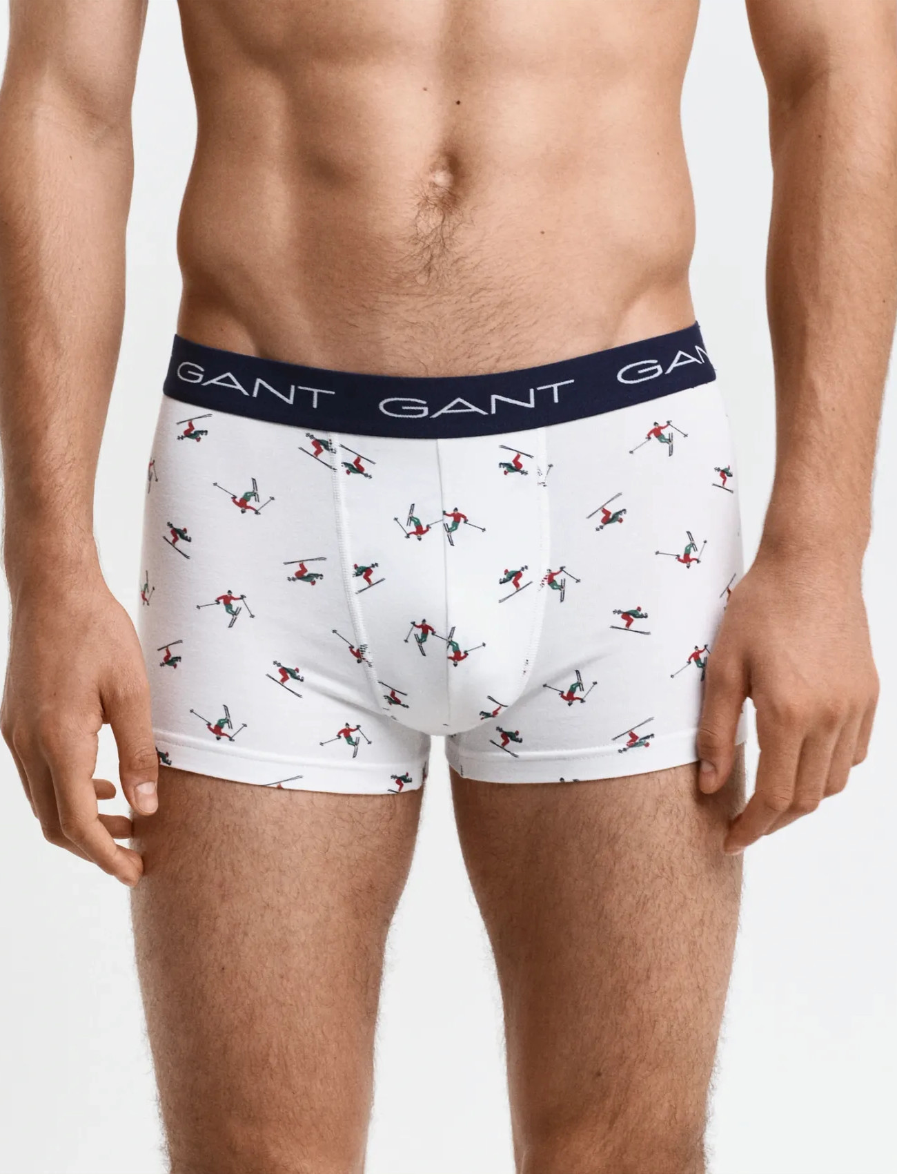 GANT Skier Print Trunk 3-Pack Gb, 3XL, Navy, Undertøj > Boksere, Herre