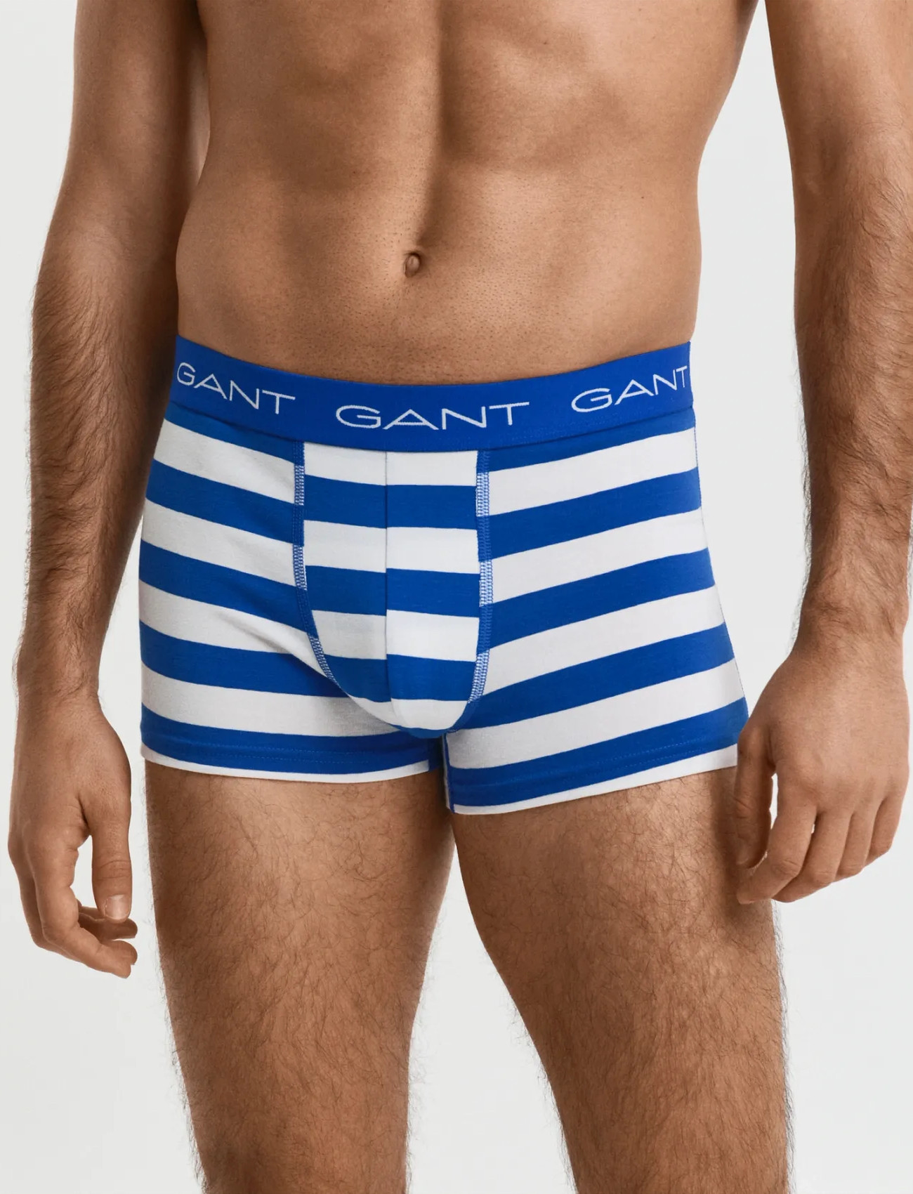 GANT Stripe Trunk 3-Pack, XXL, Blue, Designere > Boksershorts, Herre