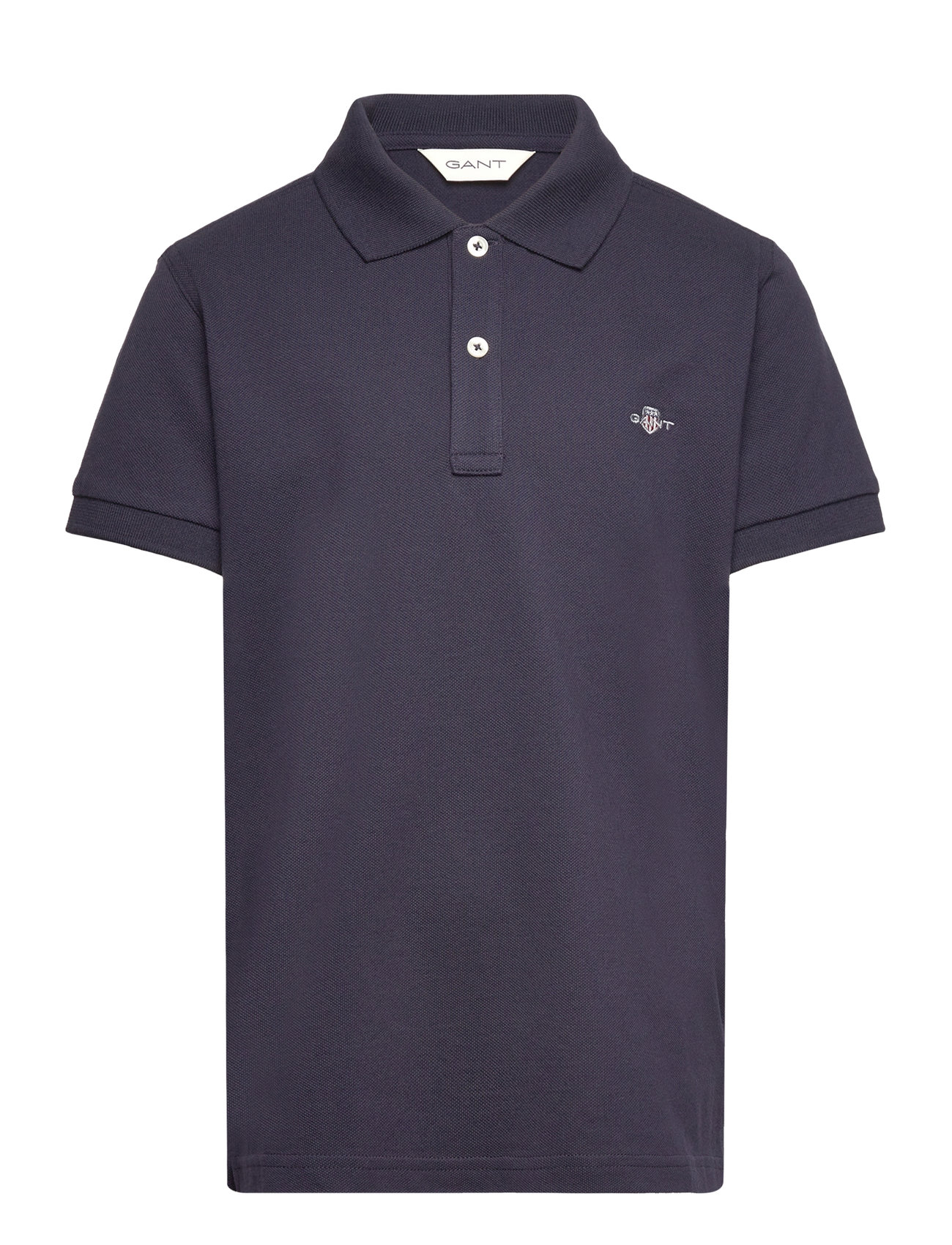 Shield Ss Pique Navy GANT