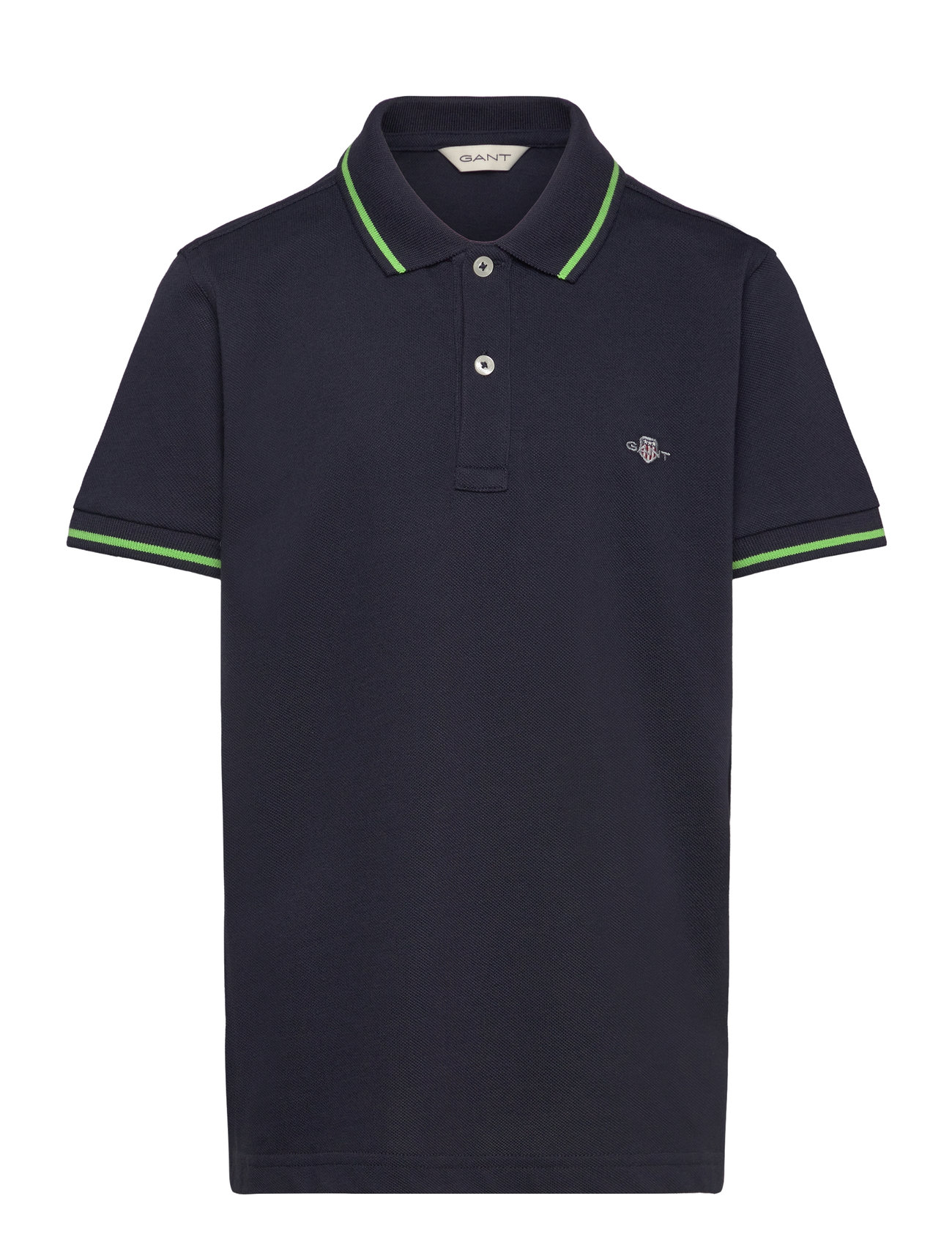 Tp Shield Ss Pique Navy GANT