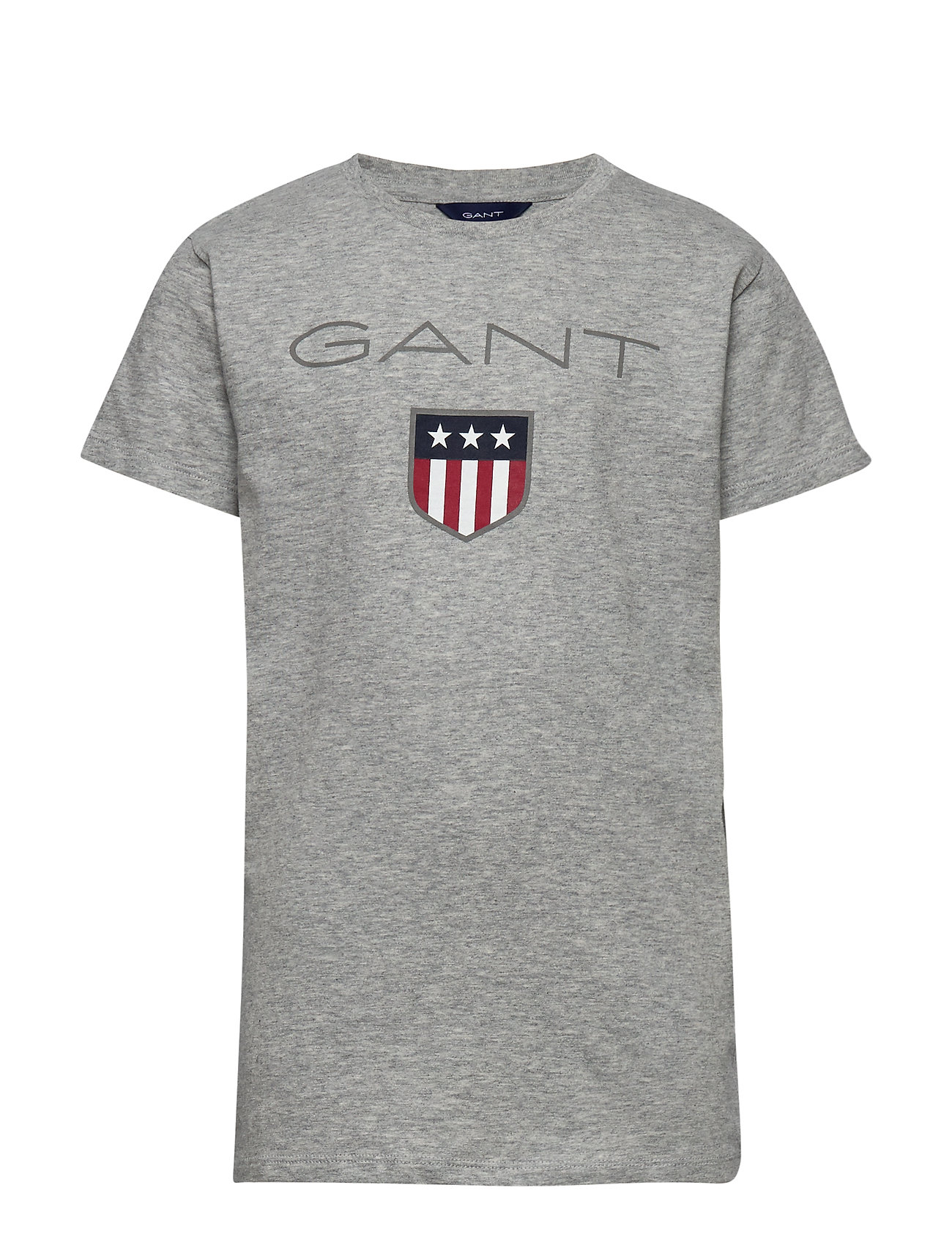 Gant Shield Ss T-Shirt T-shirts Short-sleeved Harmaa GANT