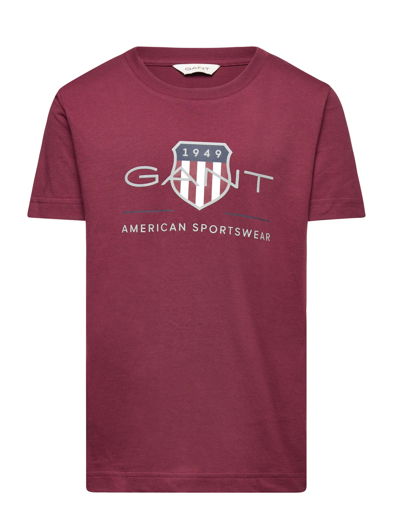 Archive Shield Ss T-Shirt Burgundy GANT