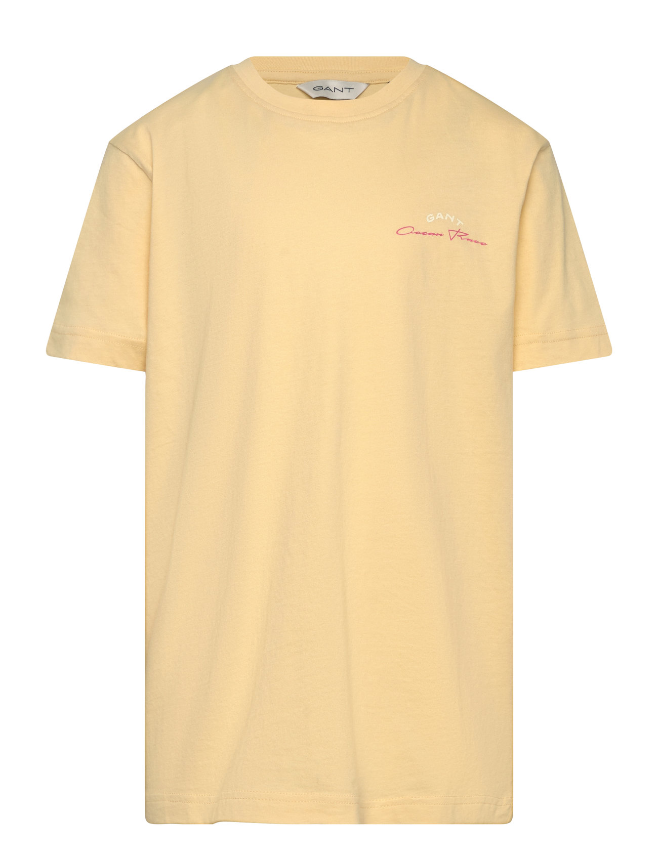 GANT Gant Sailing Gaphic T-Shirt, 176, Yellow, T-Shirts > Kortærmede, Børn