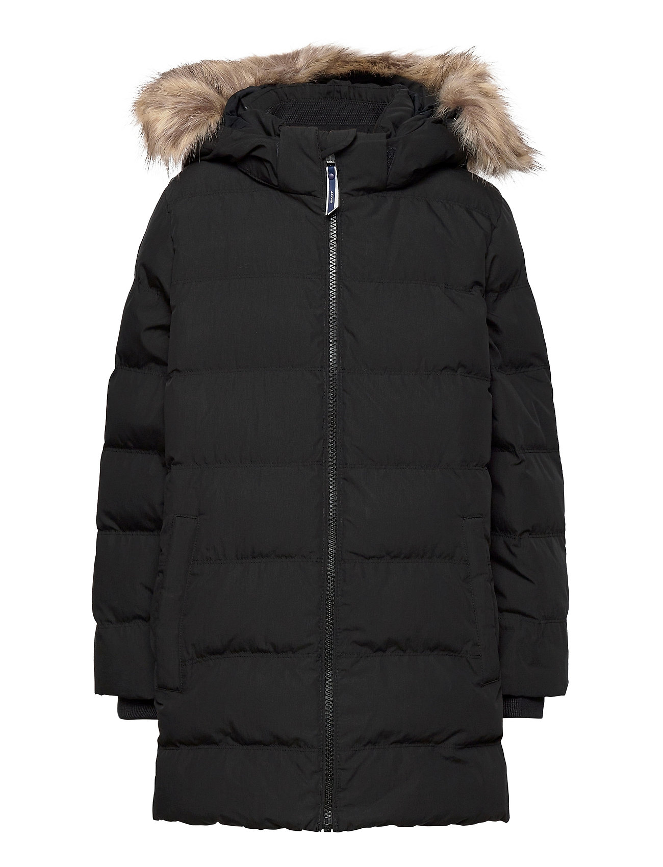 gant alta faux fur puffer