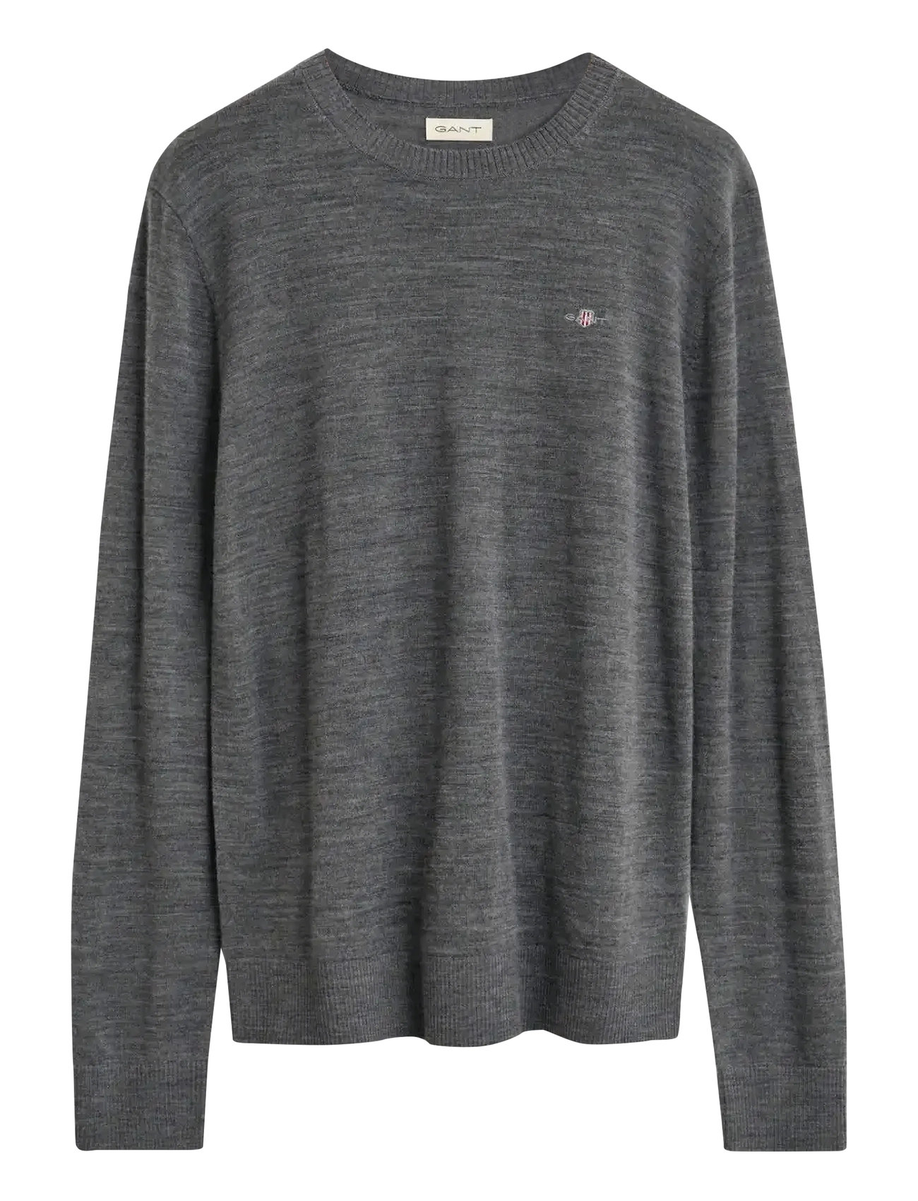 GANT Extrafine Merino Wool C-Neck, 134-140, Black, Strik > Pullovere, Børn