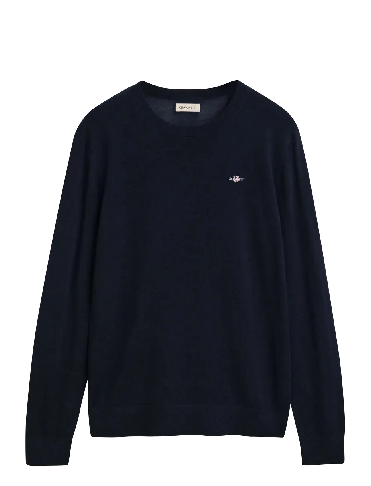 GANT Extrafine Merino Wool C-Neck, 134-140, Blue, Strik > Pullovere, Børn