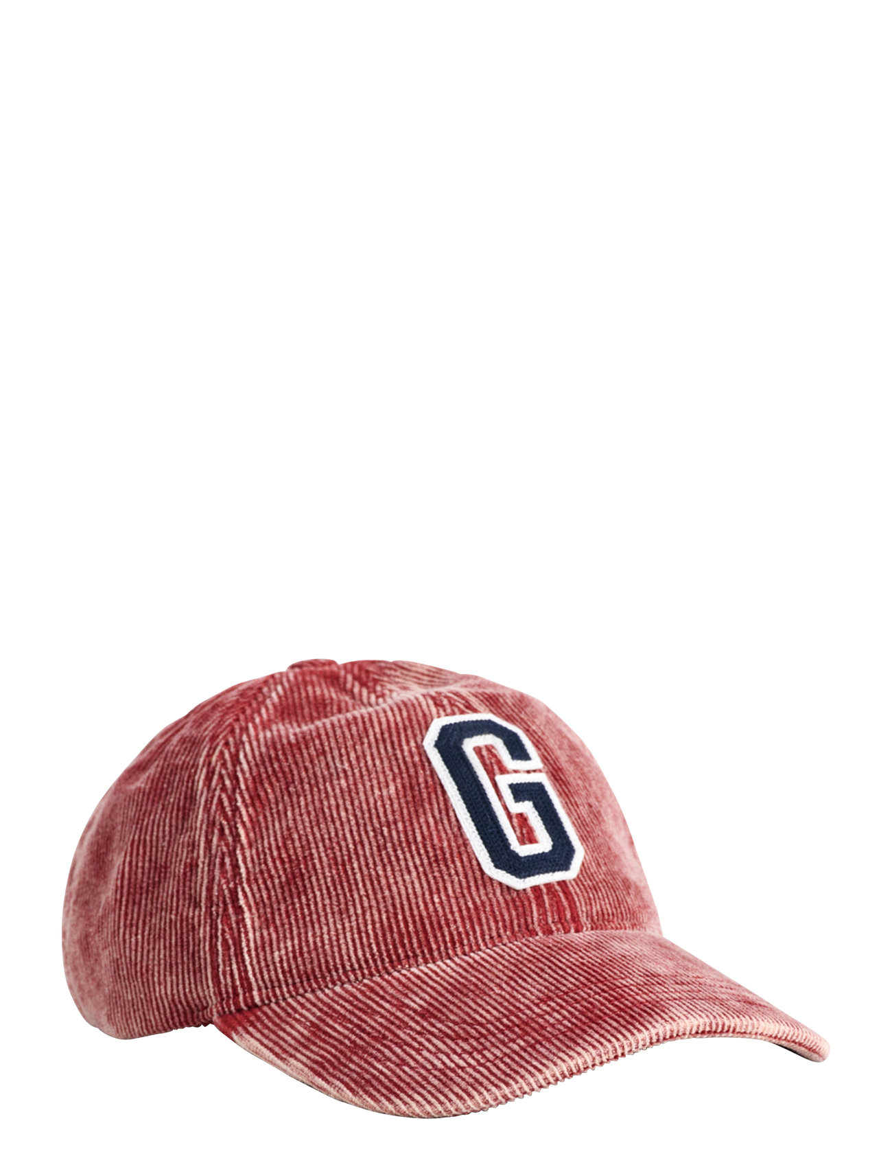 G Badge Washed Cord Cap Red GANT