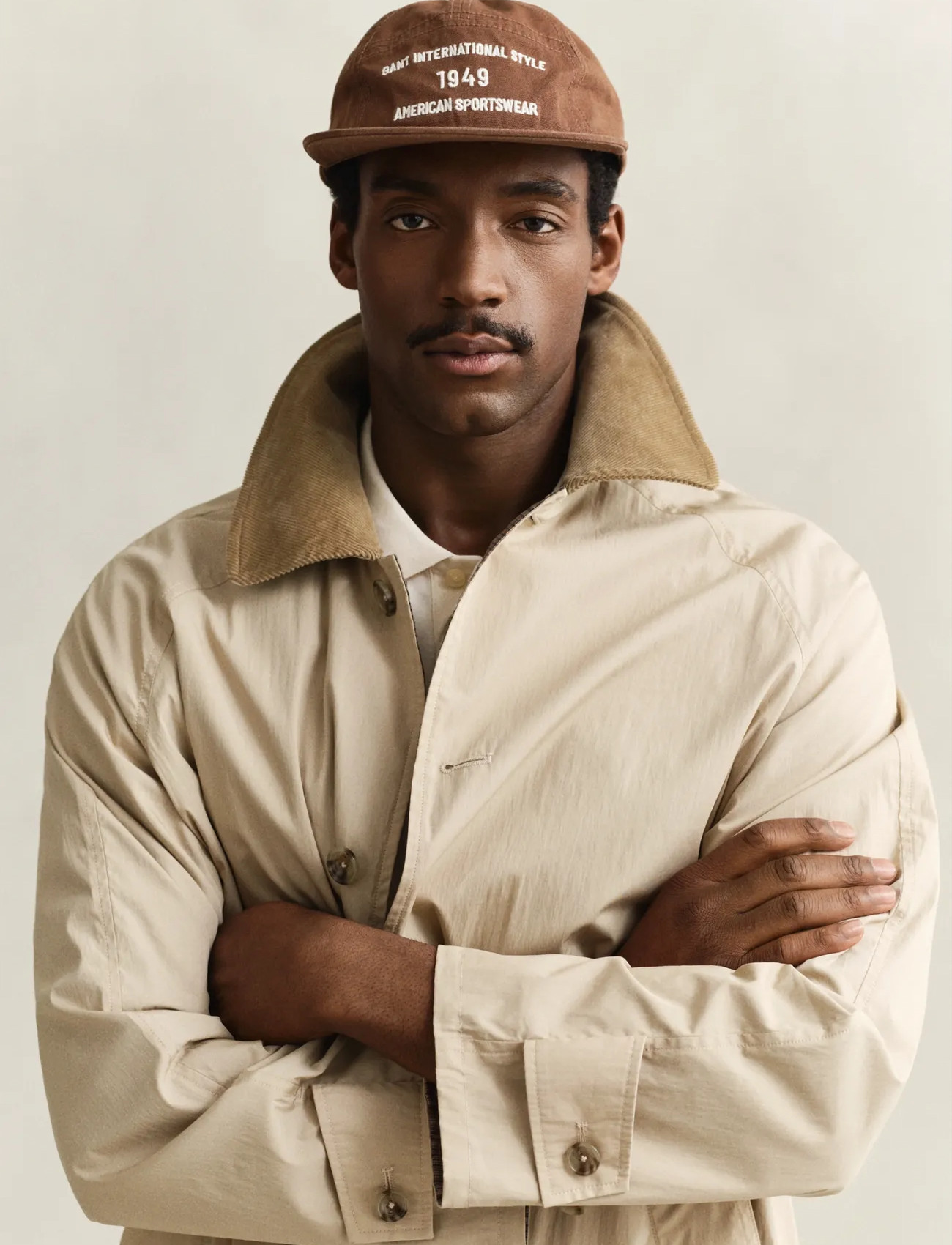 GANT Archive Camp Cap, One Size, Brown, Hovedbeklædning > Kasketter, Herre