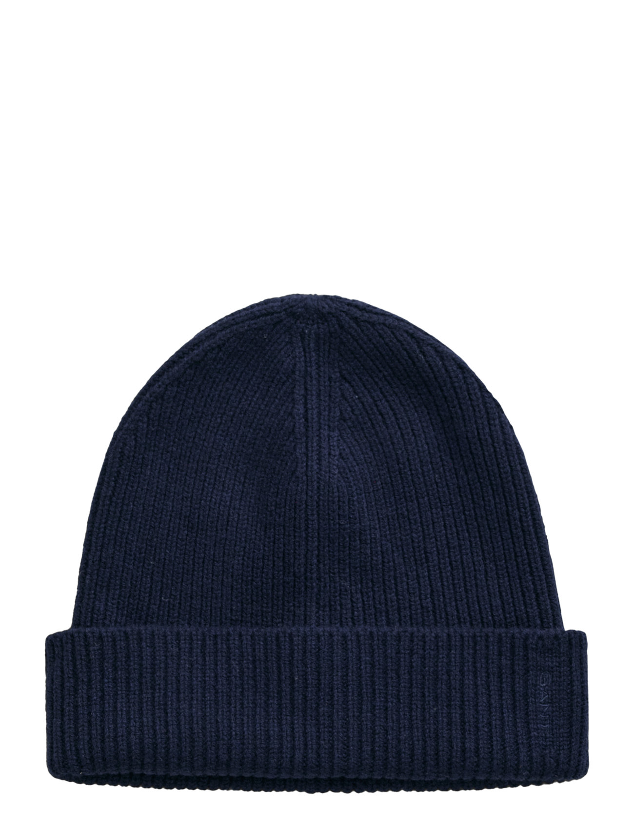 Fine Knitted Wool Beanie Navy GANT 92052