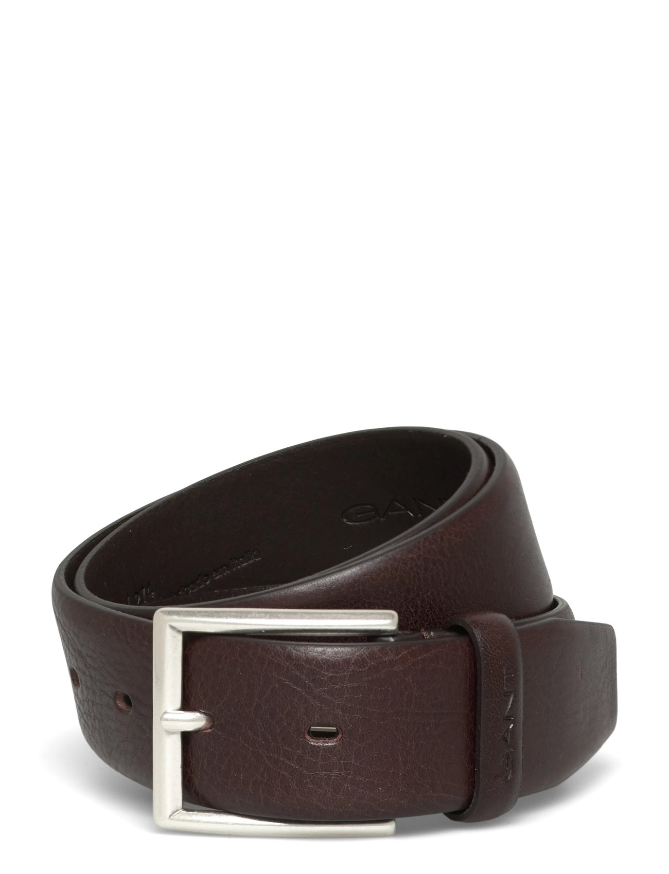 GANT Classic Leather Belt, 80, Brown, Bælter > Klassiske Bælter, Herre