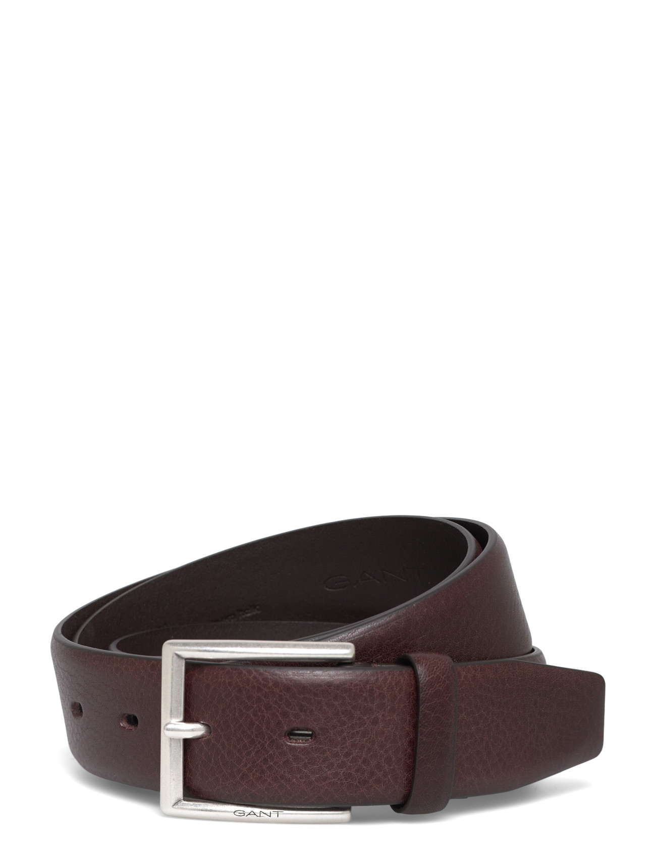 GANT Classic Leather Belt, 90, Silver, Bælter > Klassiske Bælter, Herre